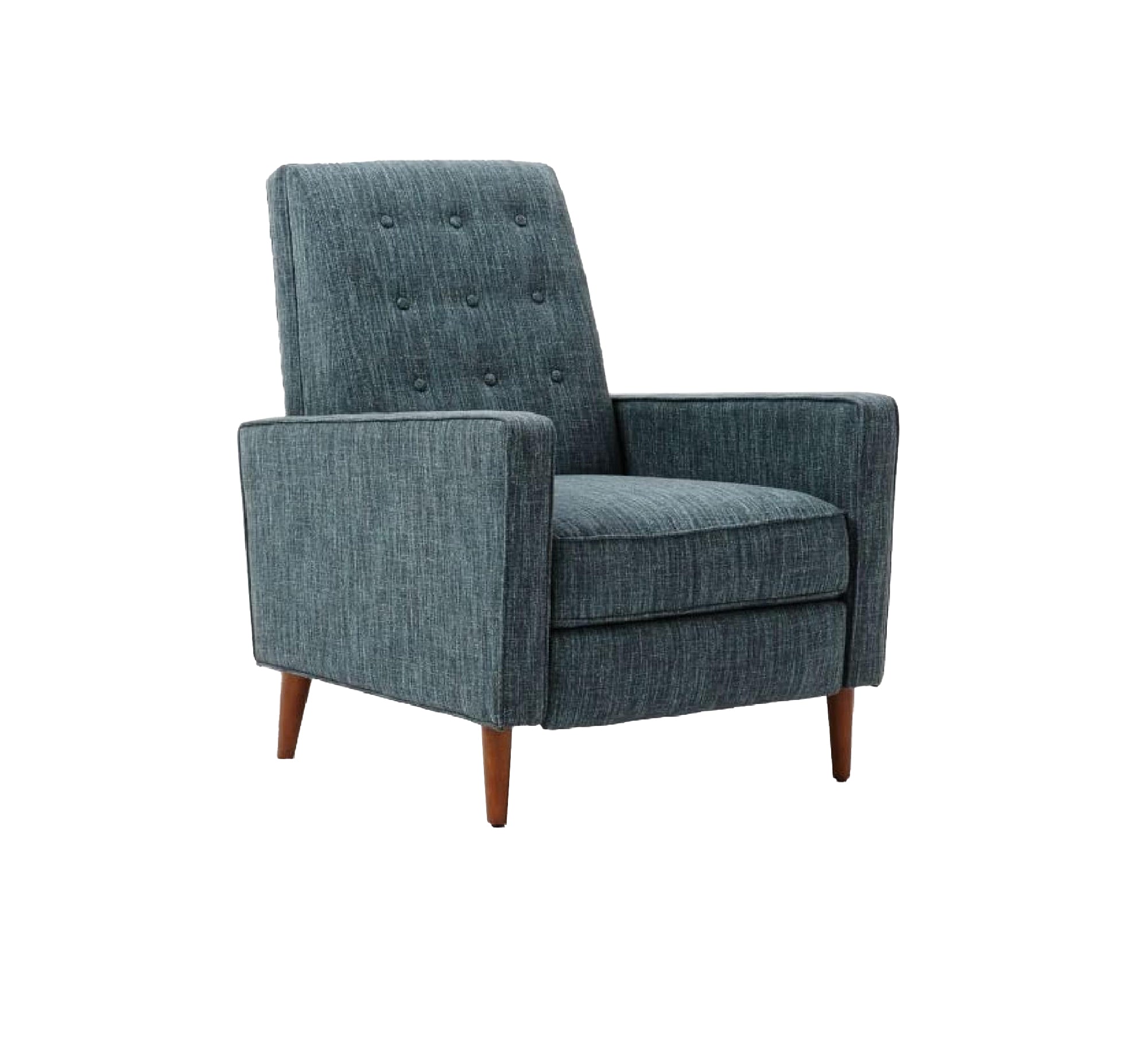 High back armchair with wooden leg - Vitrine Furniture - Furniture