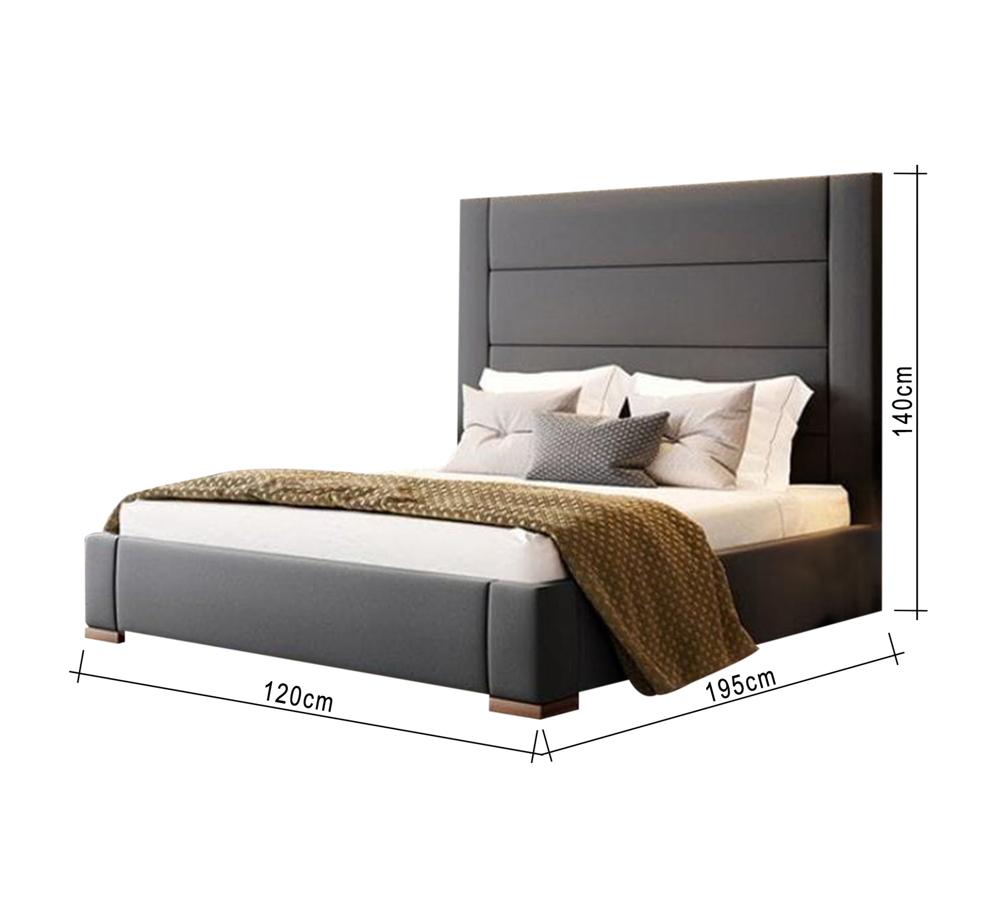 High back bed - Vitrine Furniture - Furniture