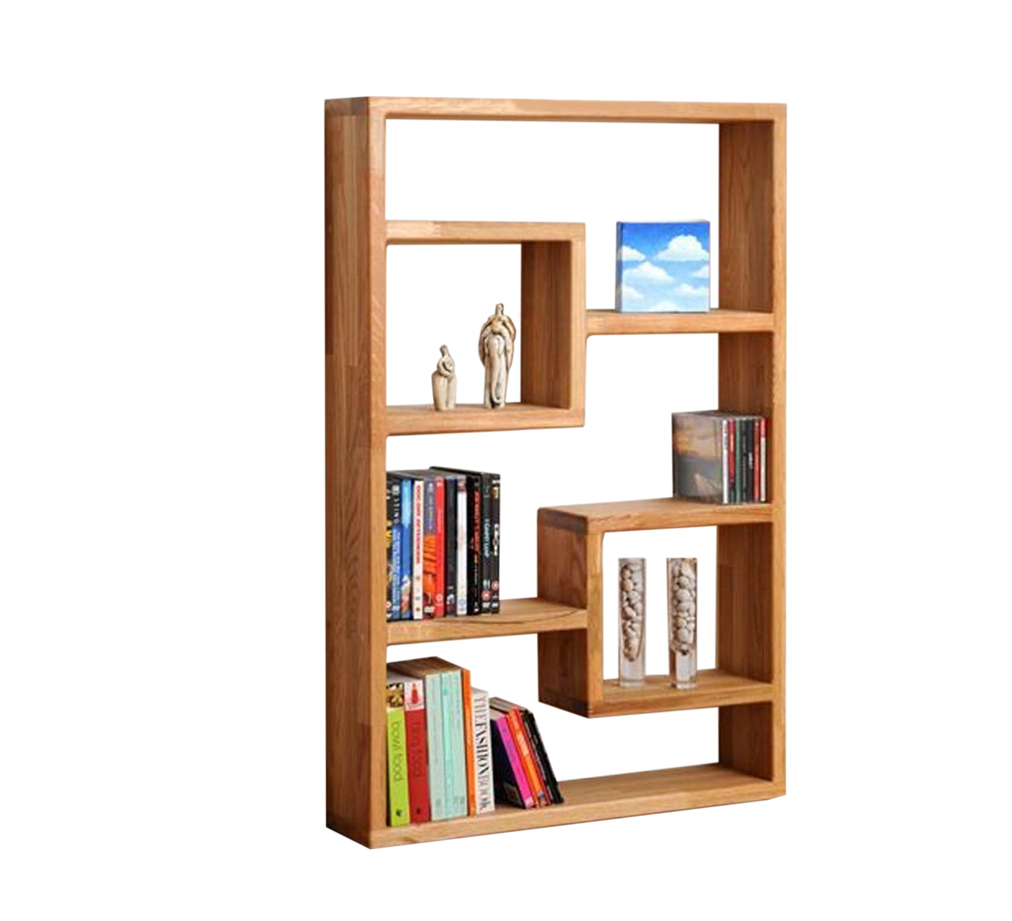 High beige bookcase - Vitrine Furniture - Furniture
