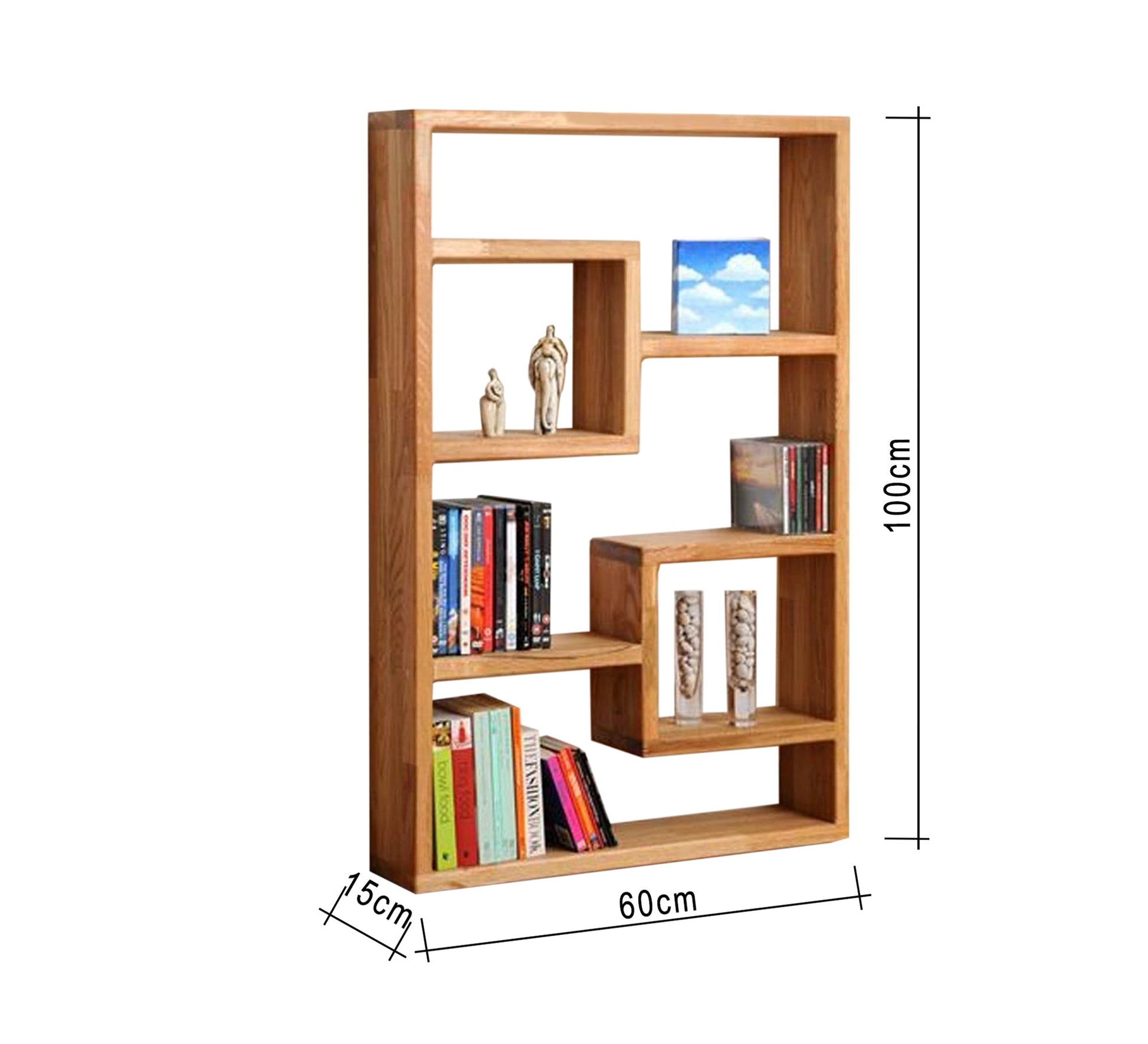 High beige bookcase - Vitrine Furniture - Furniture