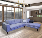 High - Leg Corner Sofa with Style & Comfort - Vitrine Furniture - L - shape sofa set