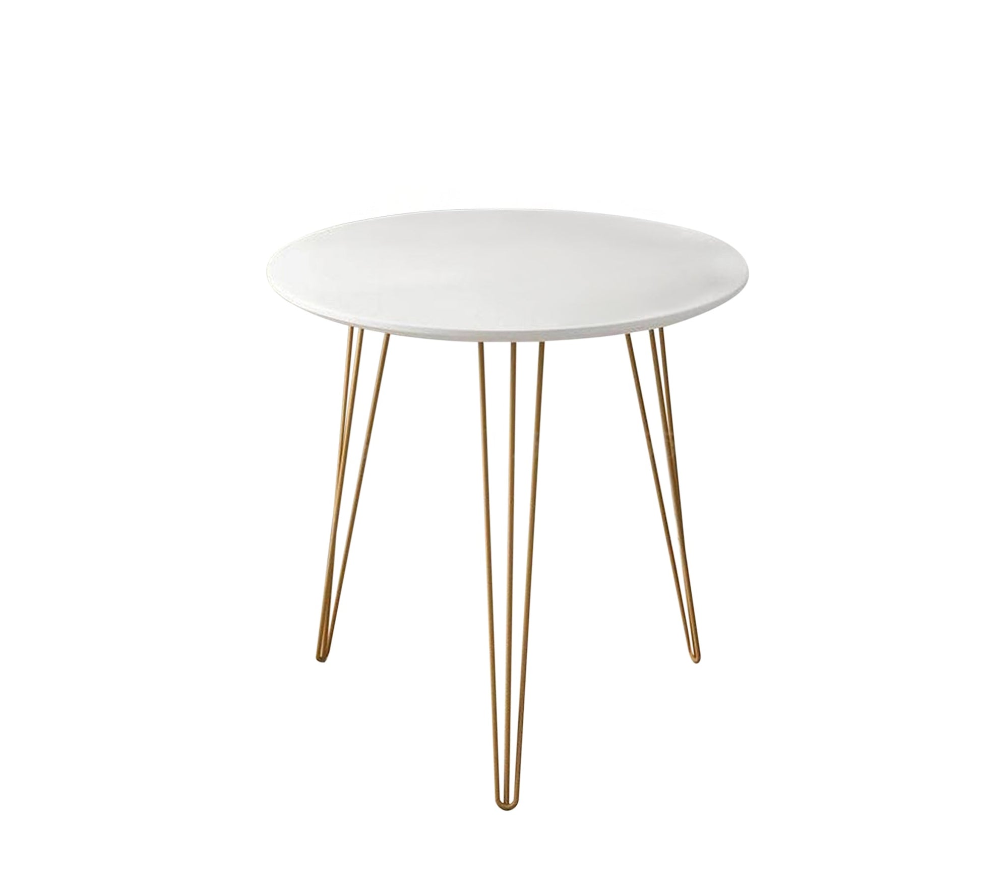 High side table with a circular marble top - Vitrine Furniture - Furniture