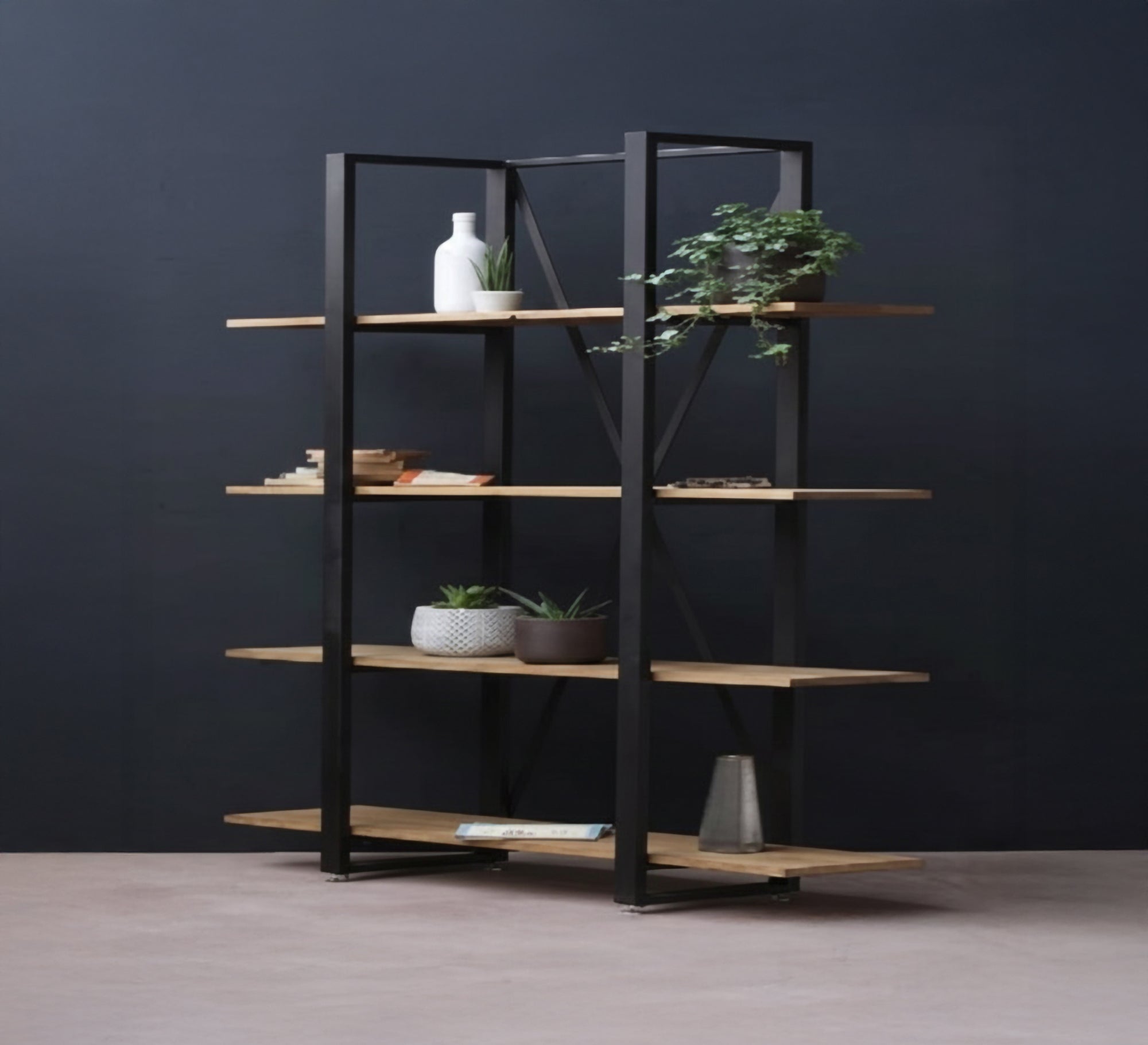 High - stability metal shelving unit - Vitrine Furniture - Furniture