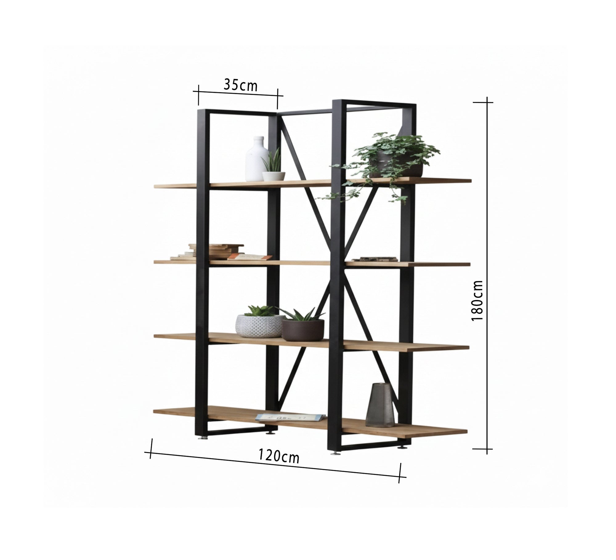 High - stability metal shelving unit - Vitrine Furniture - Furniture