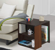 Honey Brown & Black Compact Table - Vitrine Furniture - Furniture