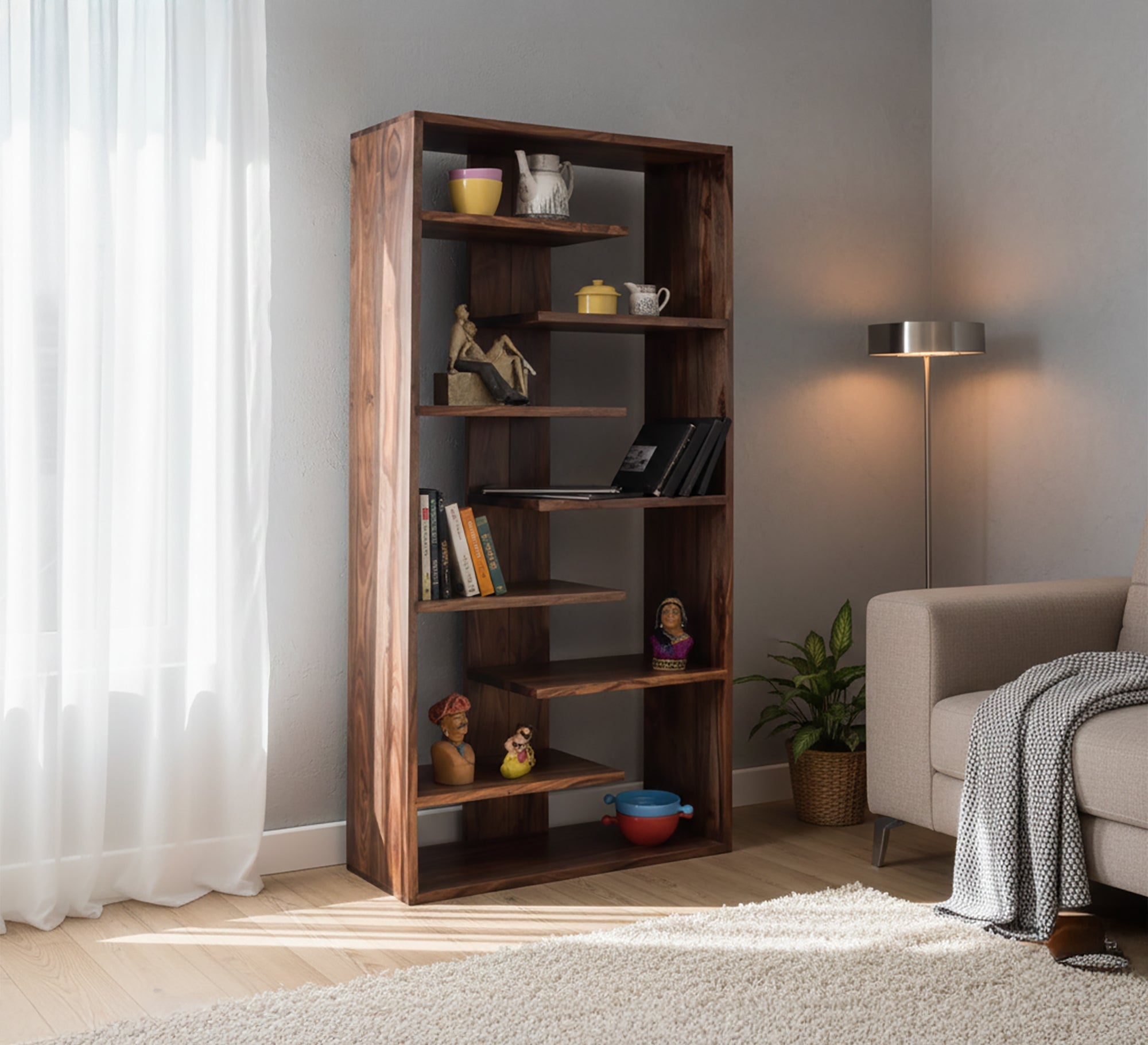Honey Brown Chest Décor - Vitrine Furniture - Furniture