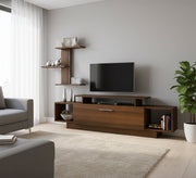 Honey Brown TV Table: Sleek, Stylish, Sturdy - Vitrine Furniture - Furniture