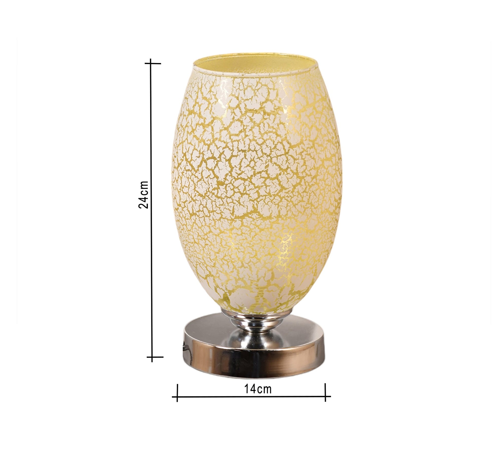 Honey - colored metal and glass lampshade - Vitrine Furniture - Lighting