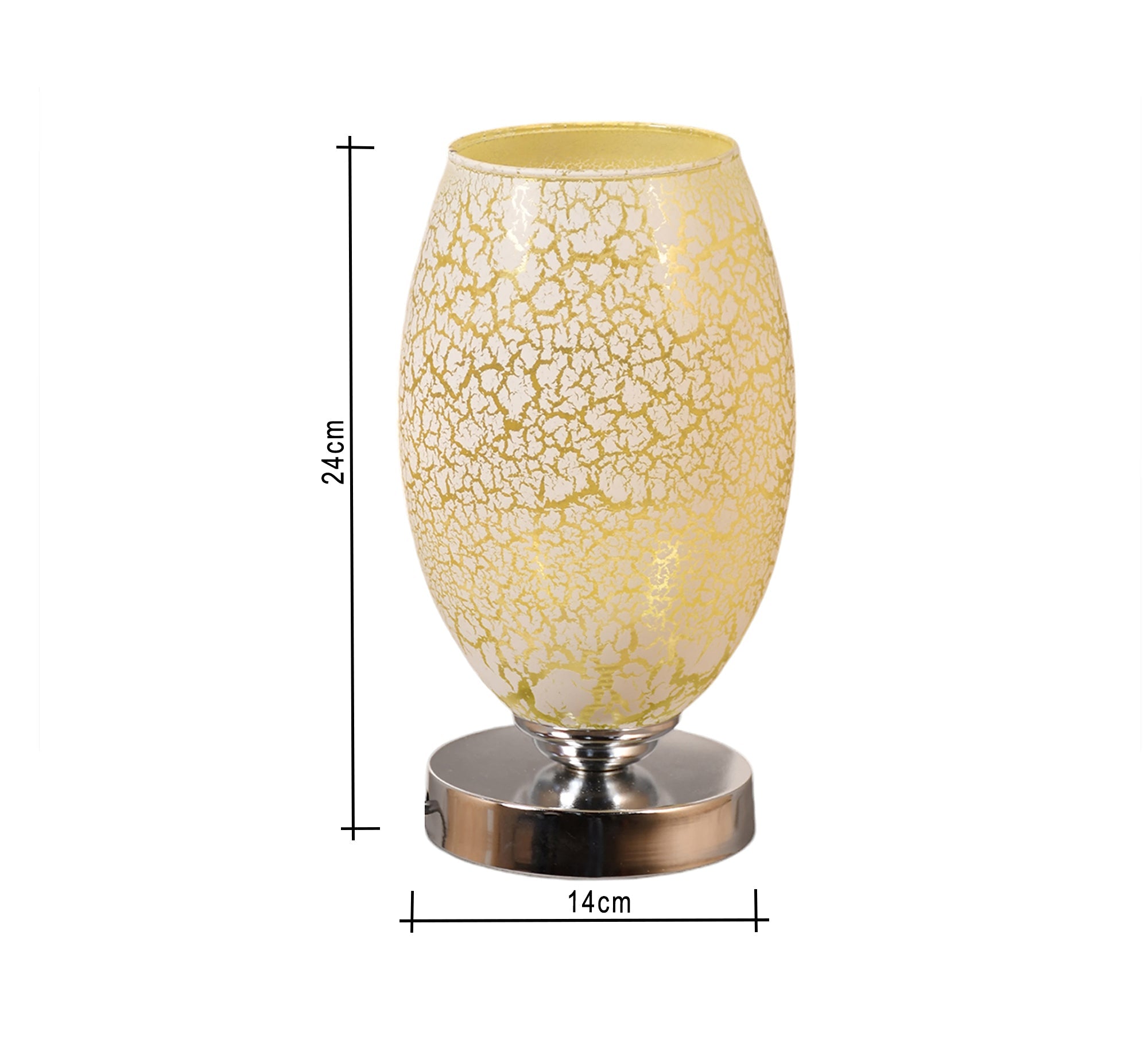 Honey - colored metal and glass lampshade - Vitrine Furniture - Lighting