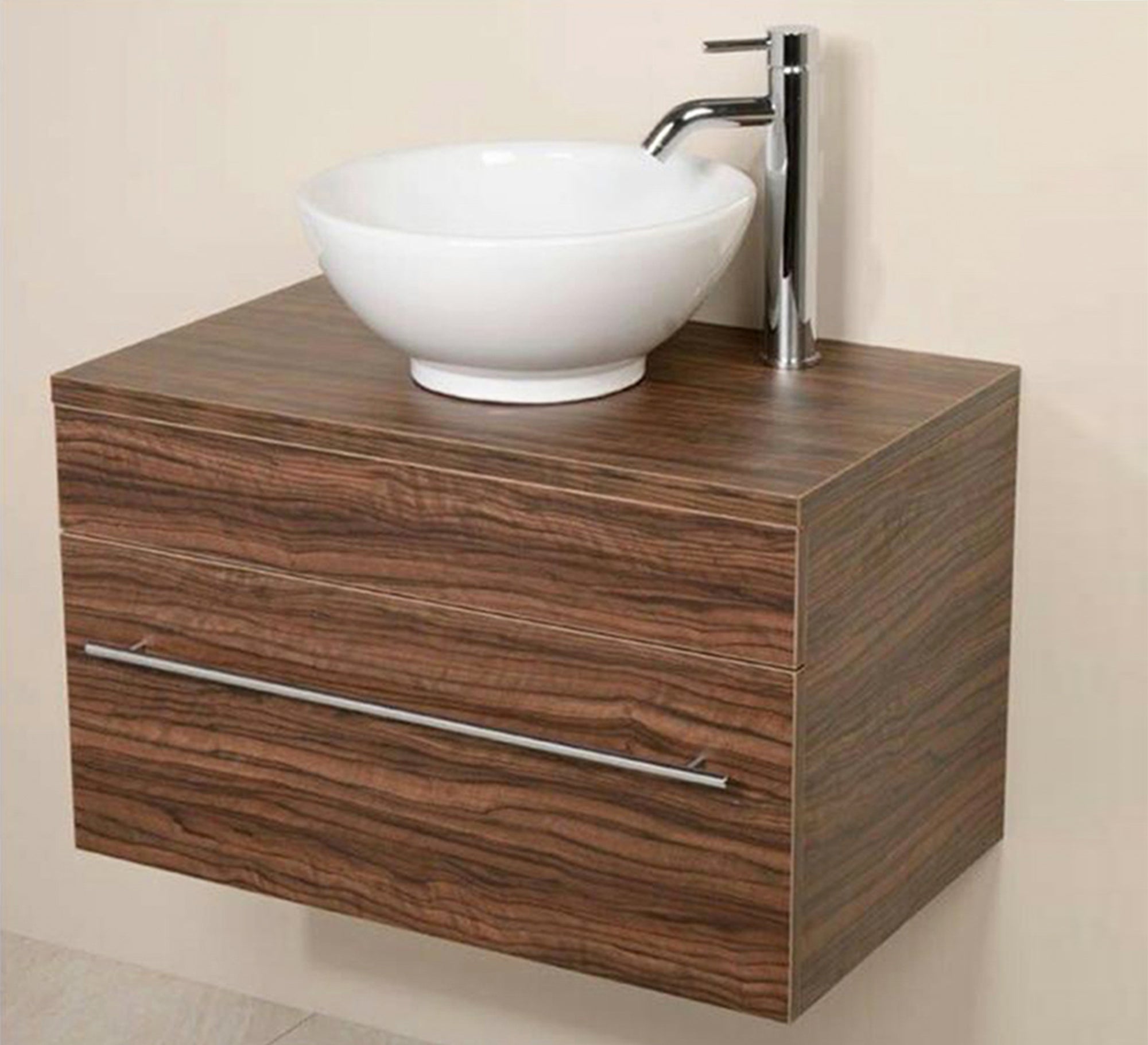 Honey Home Sink Unit: Elegant Honey Brown, Compact Design - Vitrine Furniture - Furniture