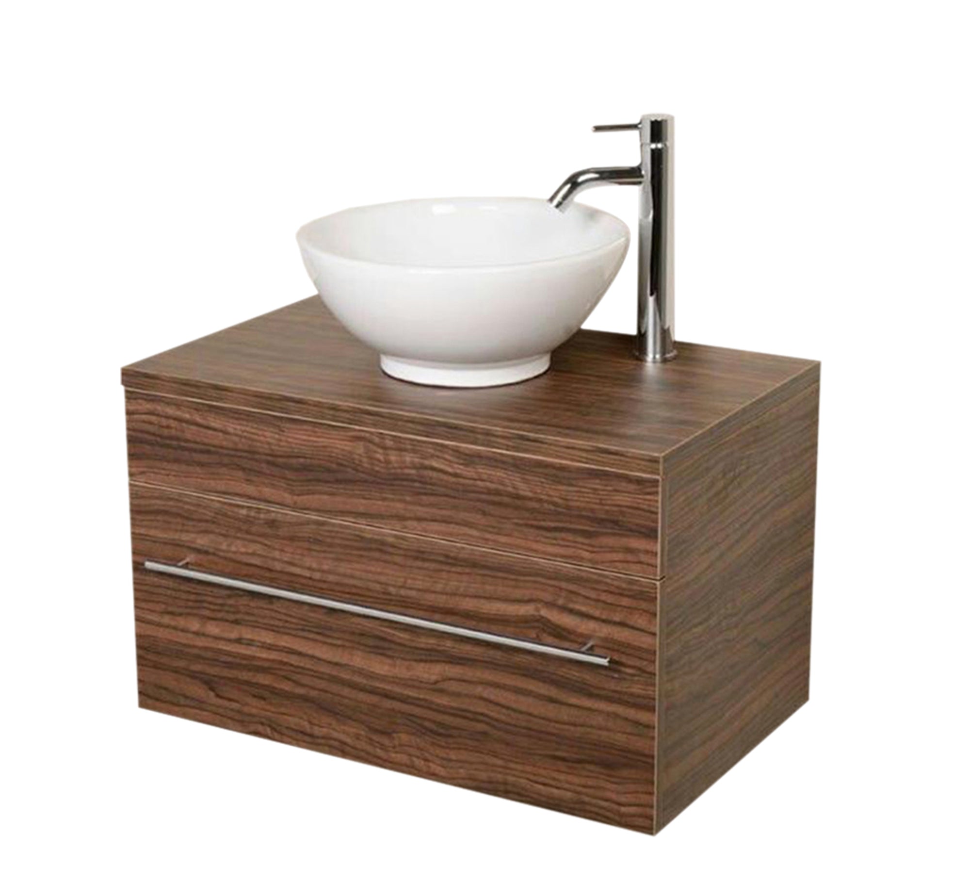 Honey Home Sink Unit: Elegant Honey Brown, Compact Design - Vitrine Furniture - Furniture
