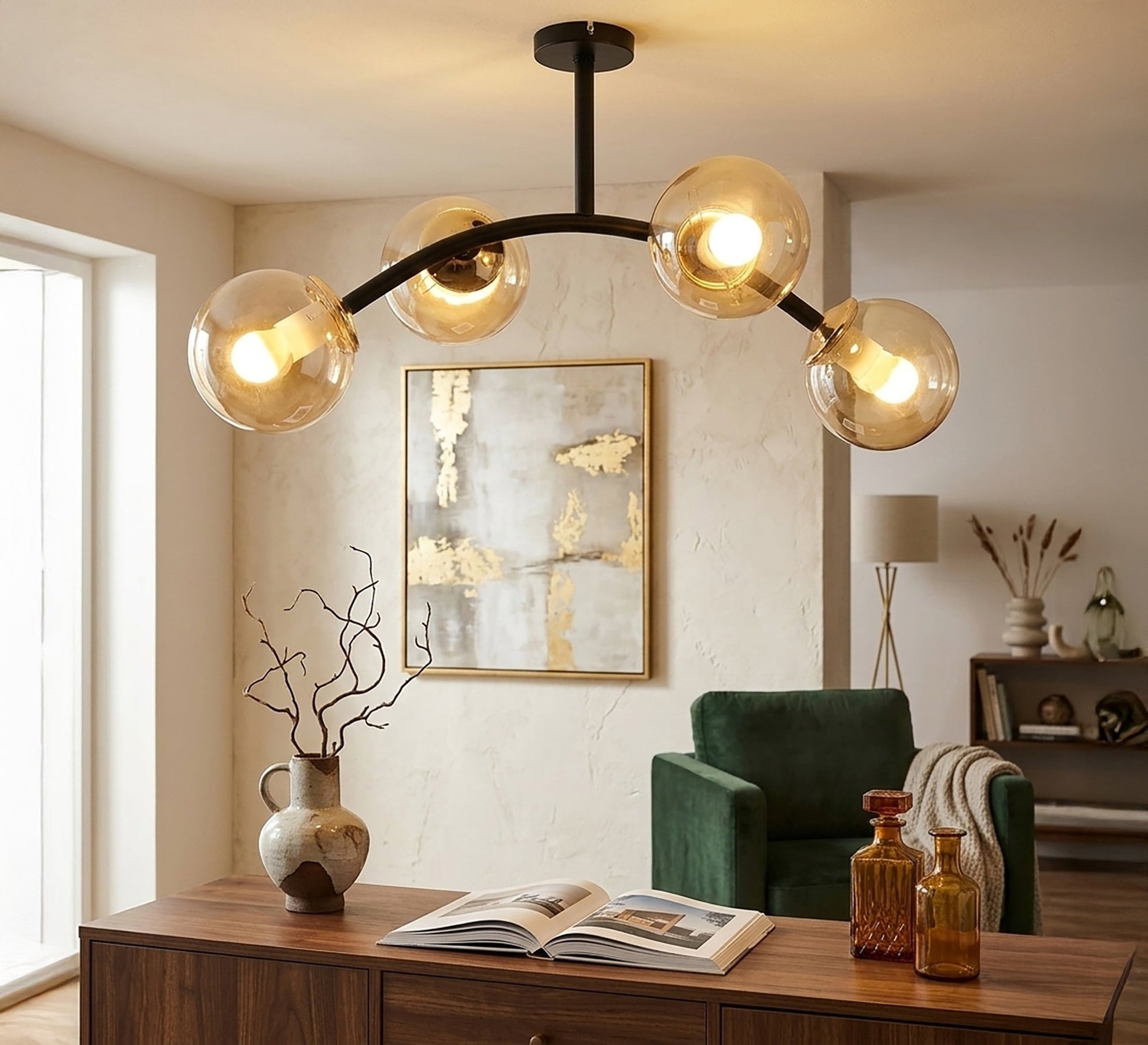 Honeycomb ball chandelier - Vitrine Furniture - Ceiling lights