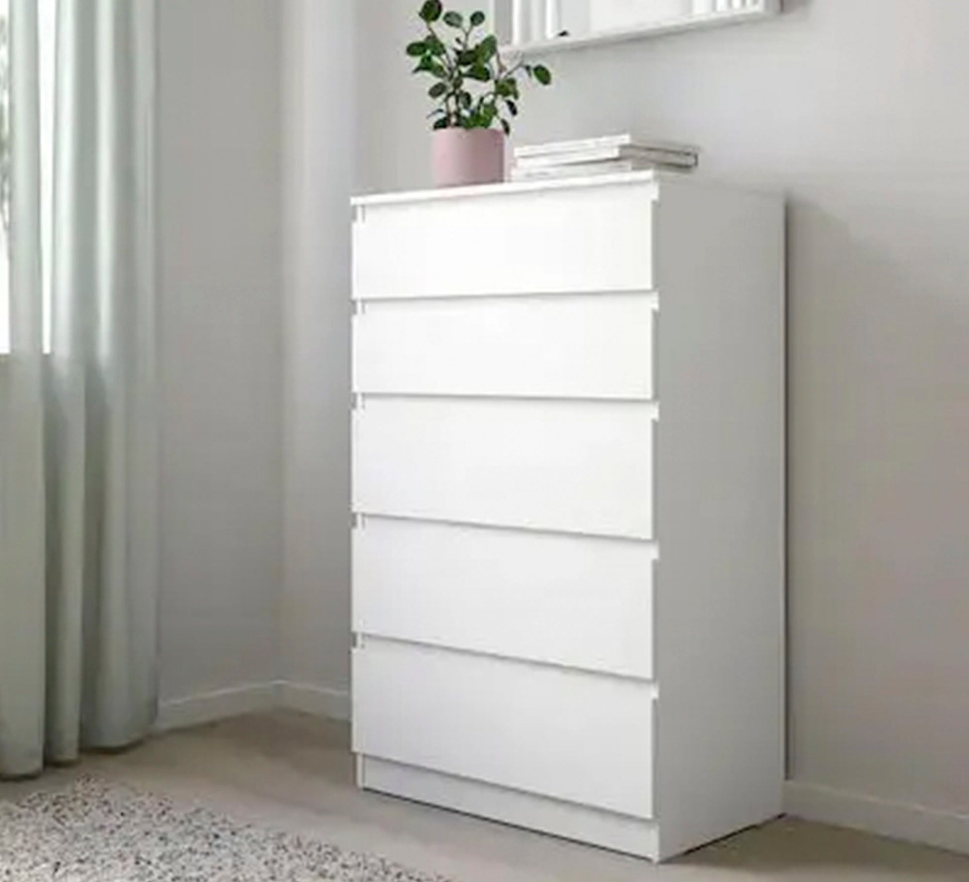Ideal storage unit with five drawers - Vitrine Furniture - Drawers