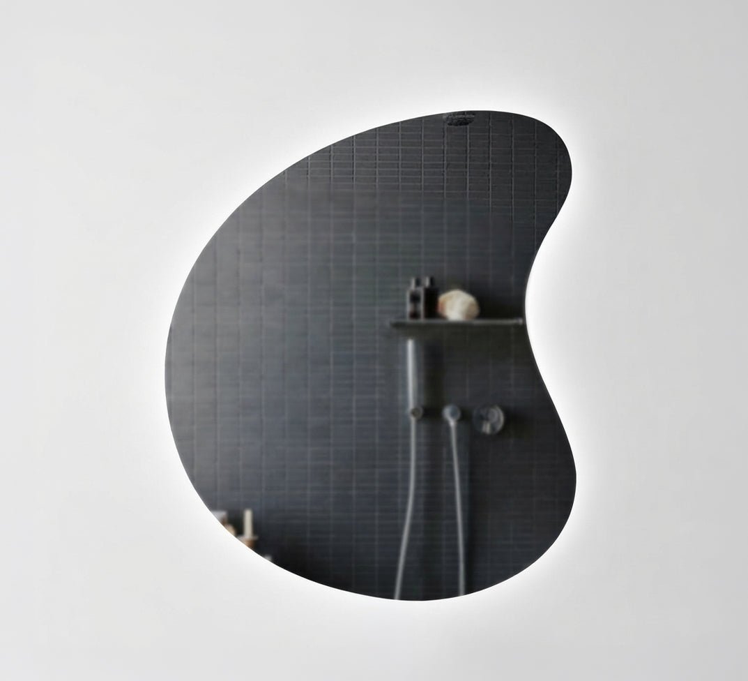 Illuminated bean-shaped mirror - Vitrine Furniture - Mirrors