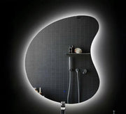 Illuminated bean-shaped mirror - Vitrine Furniture - Mirrors