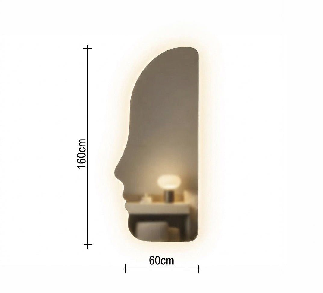 Illuminated side-facing mirror - Vitrine Furniture - Mirrors
