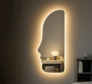 Illuminated side-facing mirror - Vitrine Furniture - Mirrors