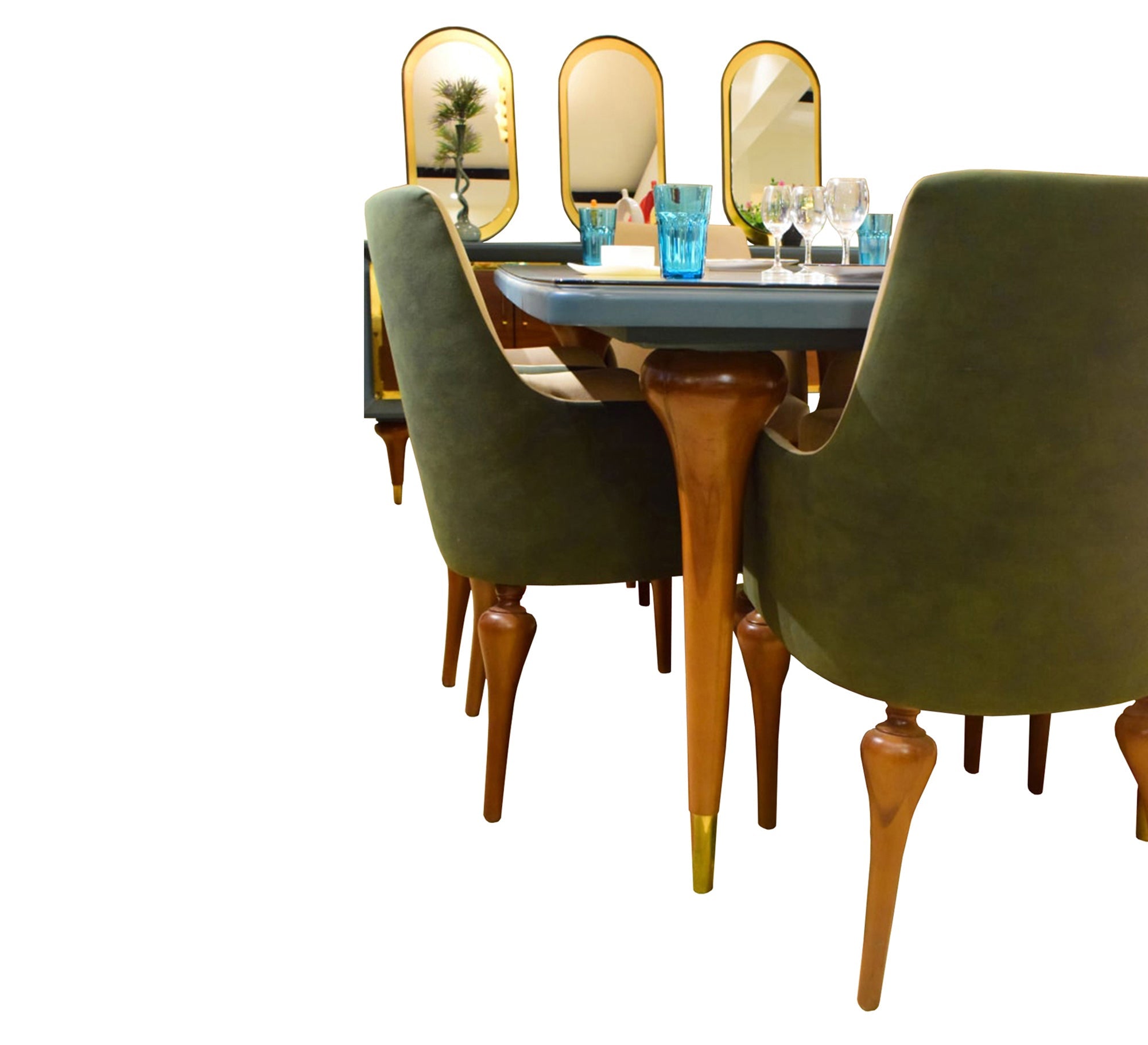 Indigo Dining Room: Elegant Comfort, Timeless Beauty - Vitrine Furniture - Sets