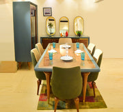 Indigo Dining Room: Elegant Comfort, Timeless Beauty - Vitrine Furniture - Sets
