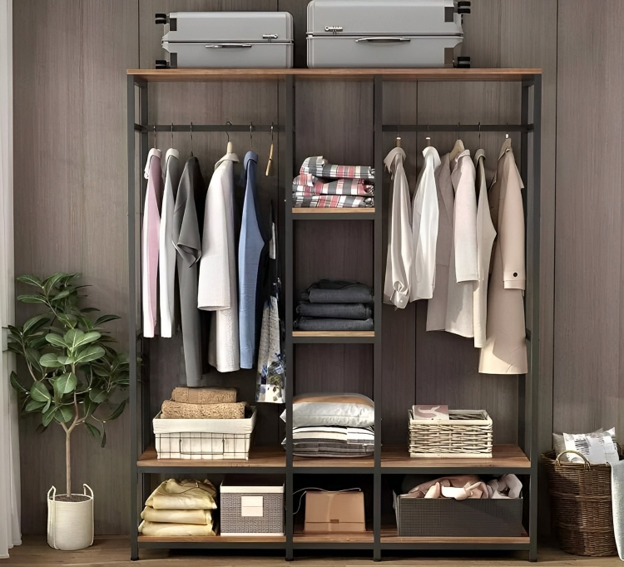 Industrial open wardrobe - Vitrine Furniture - Furniture