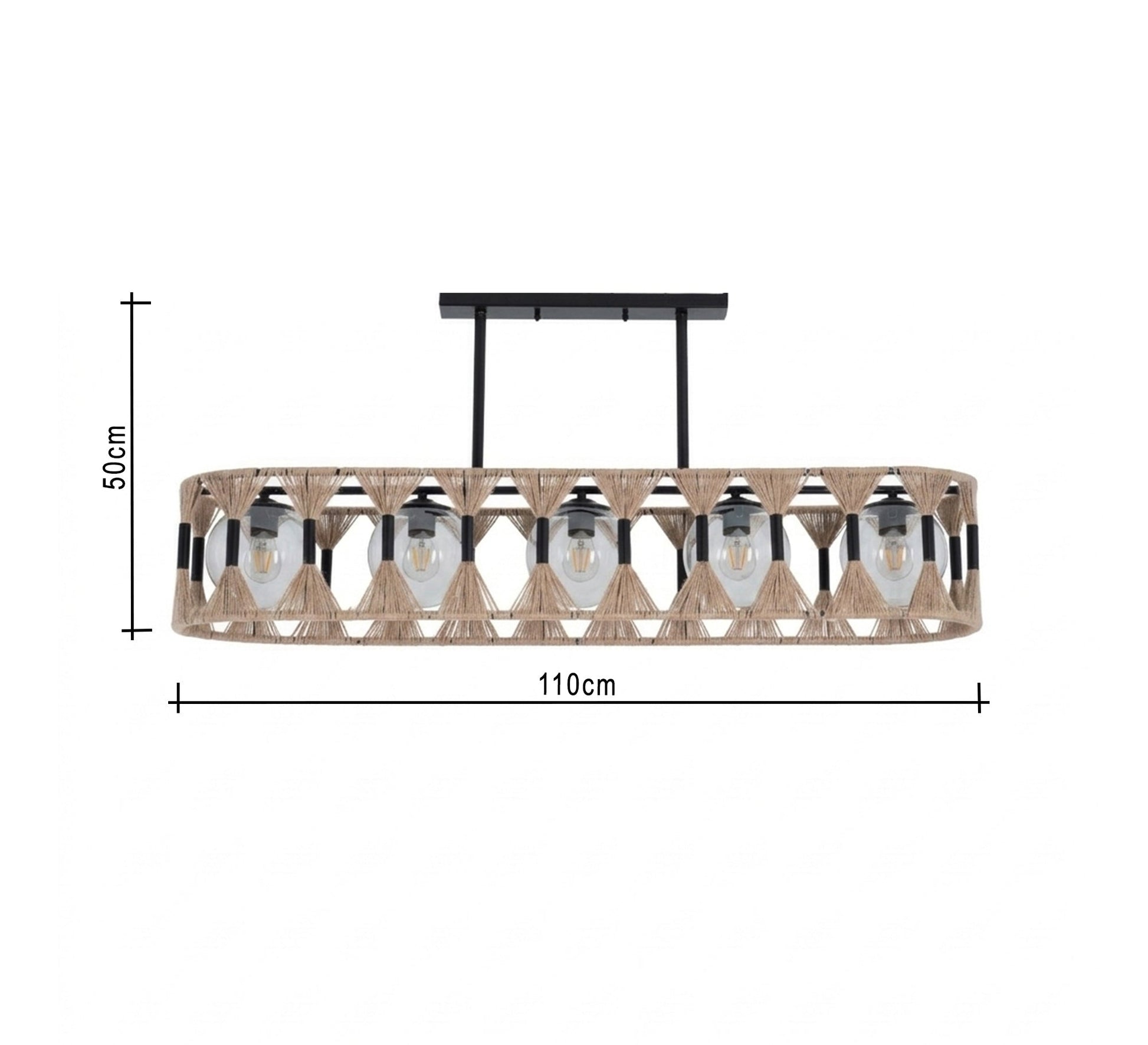 Industrial style chandelier - Vitrine Furniture - Ceiling lights