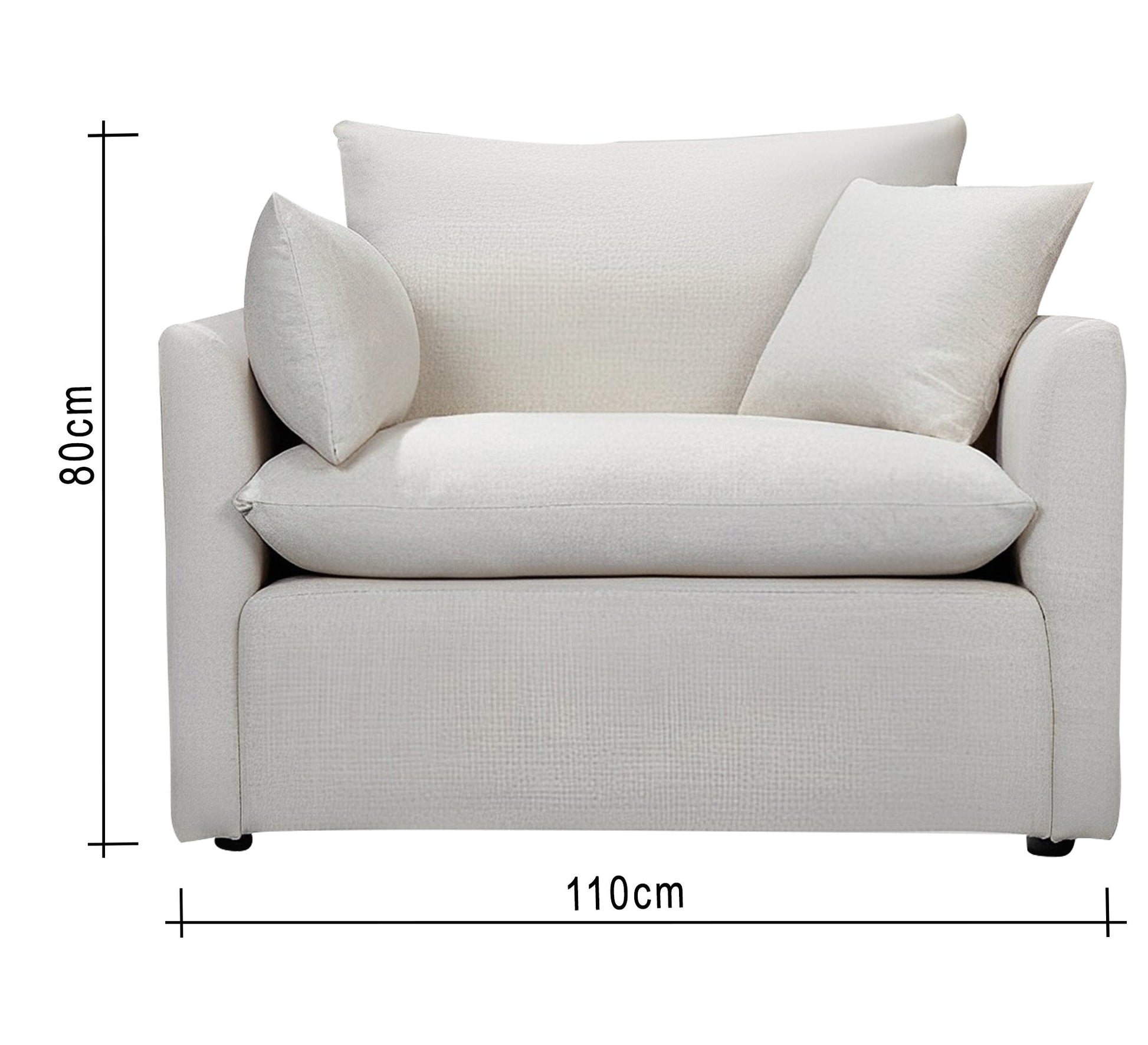 Inflatable beige foot chair - Vitrine Furniture - Chairs & Chaise lounge