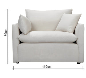 Inflatable beige foot chair - Vitrine Furniture - Chairs & Chaise lounge