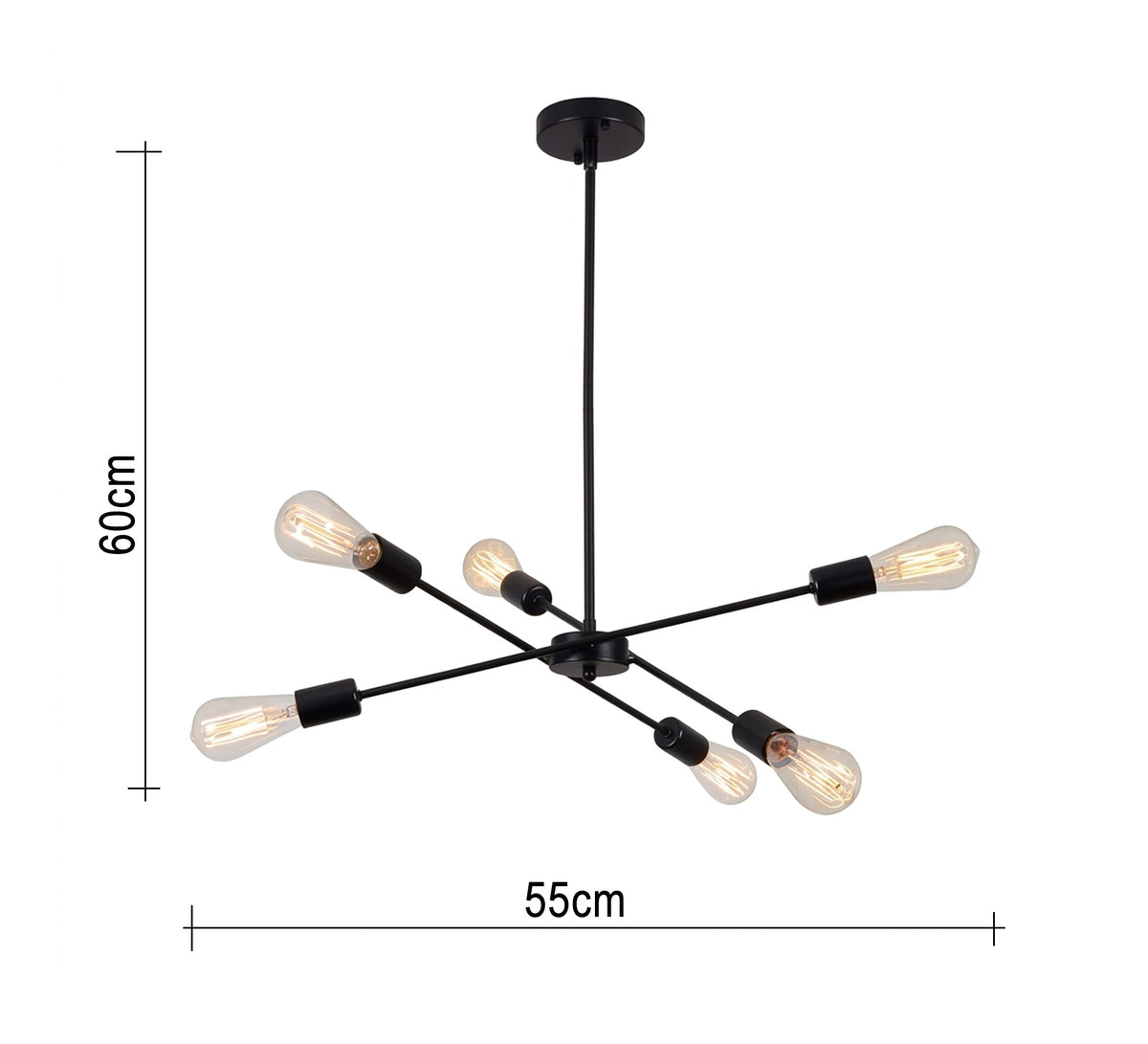 Interconnected ceiling chandelier with a bold design - Vitrine Furniture - Ceiling lights