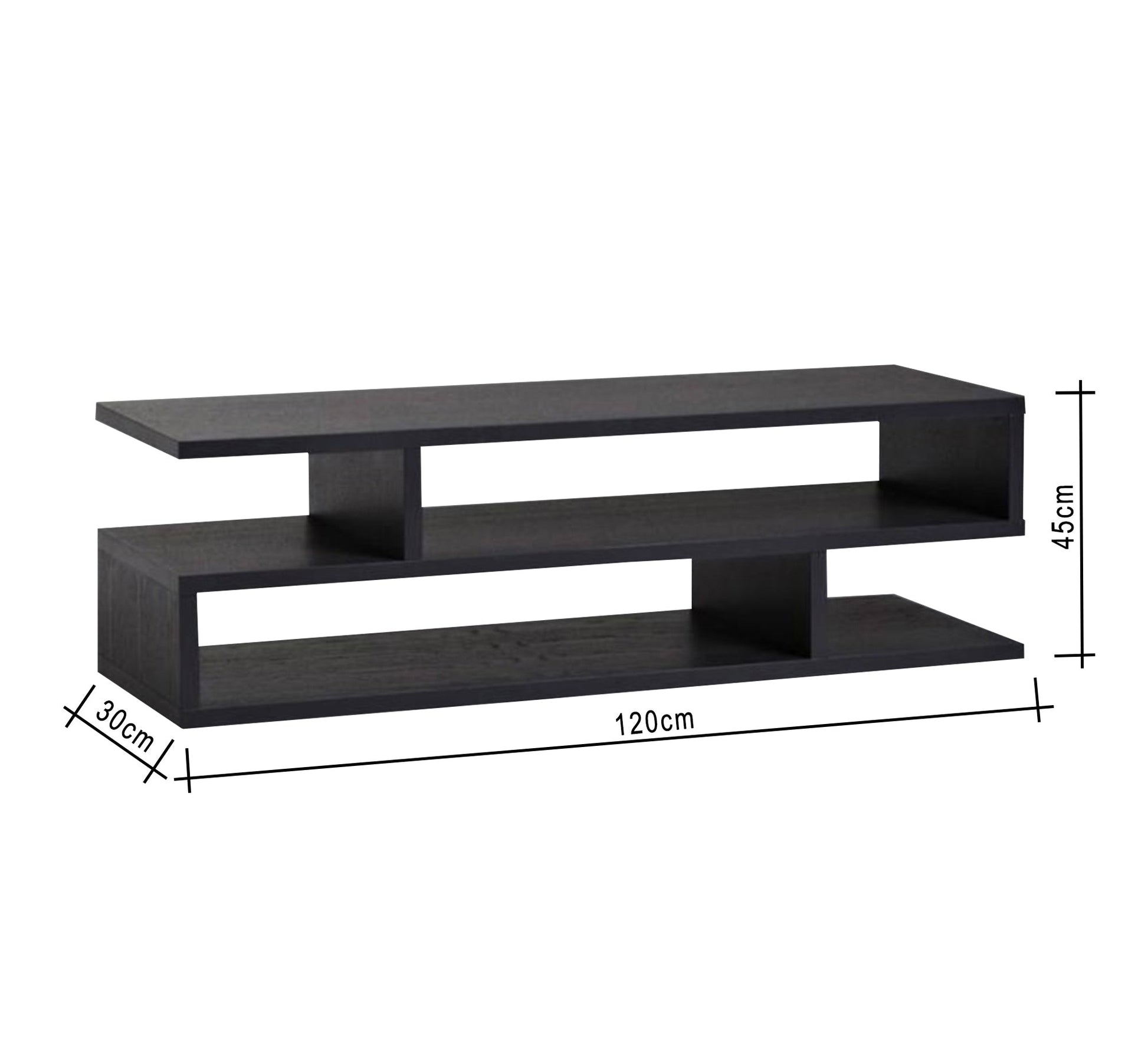 Inverted S letter TV table - Vitrine Furniture - Furniture