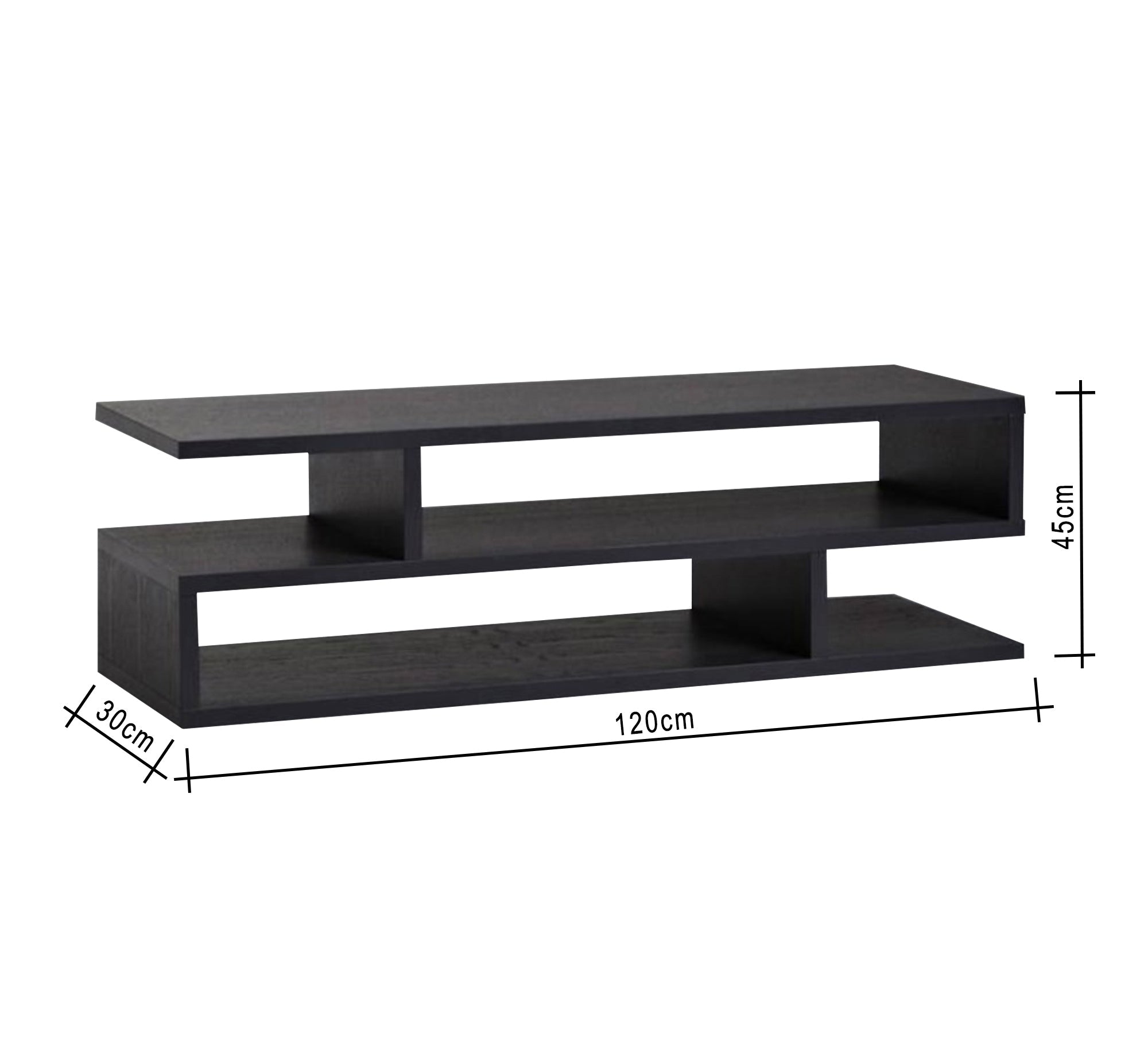 Inverted S letter TV table - Vitrine Furniture - Furniture