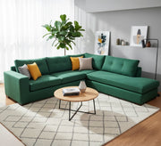 Iris Chaise longue and full upholstery - Vitrine Furniture - L - shape sofa set