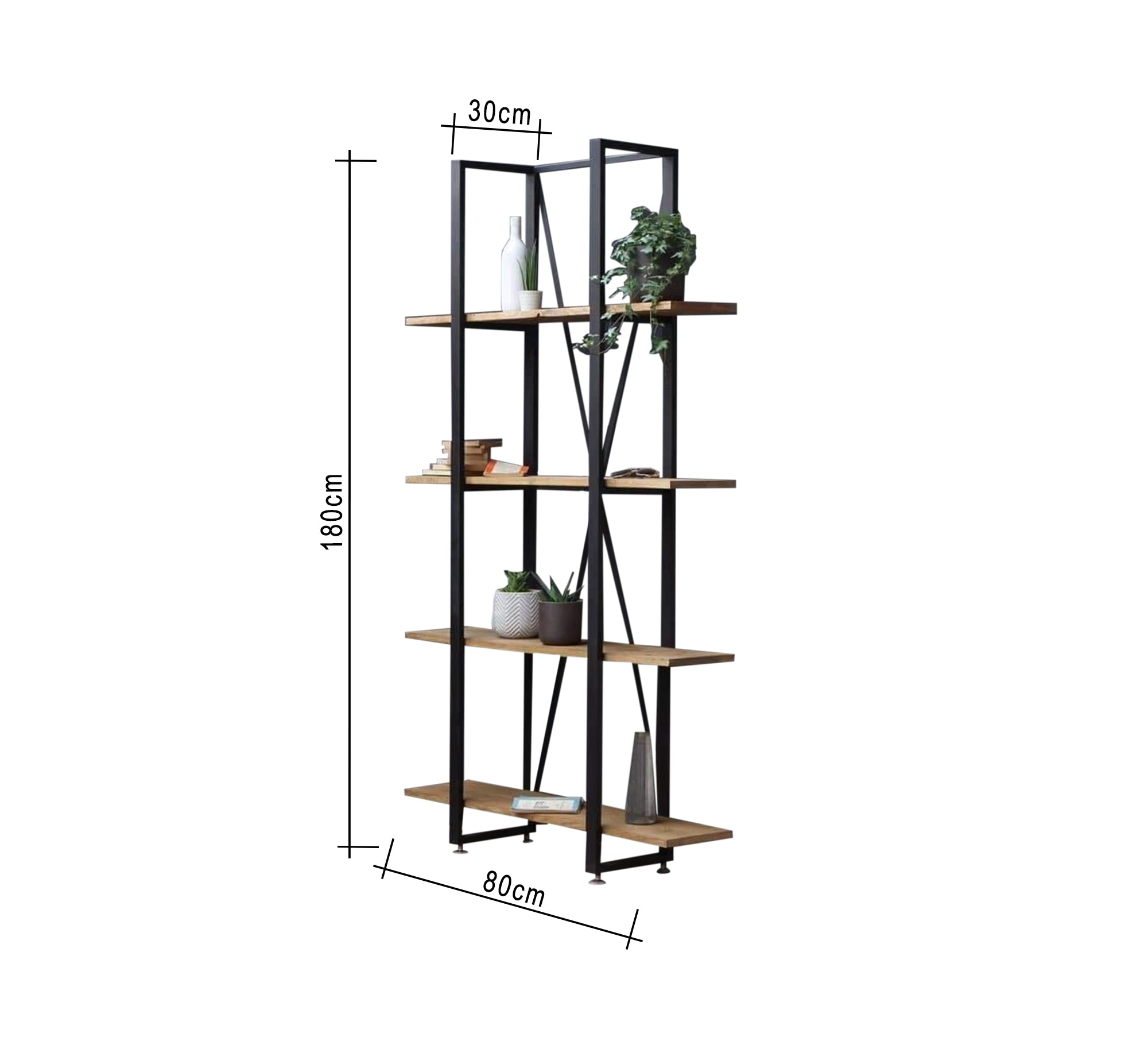 Iron frame and shelves for decorative pieces - Vitrine Furniture - Furniture