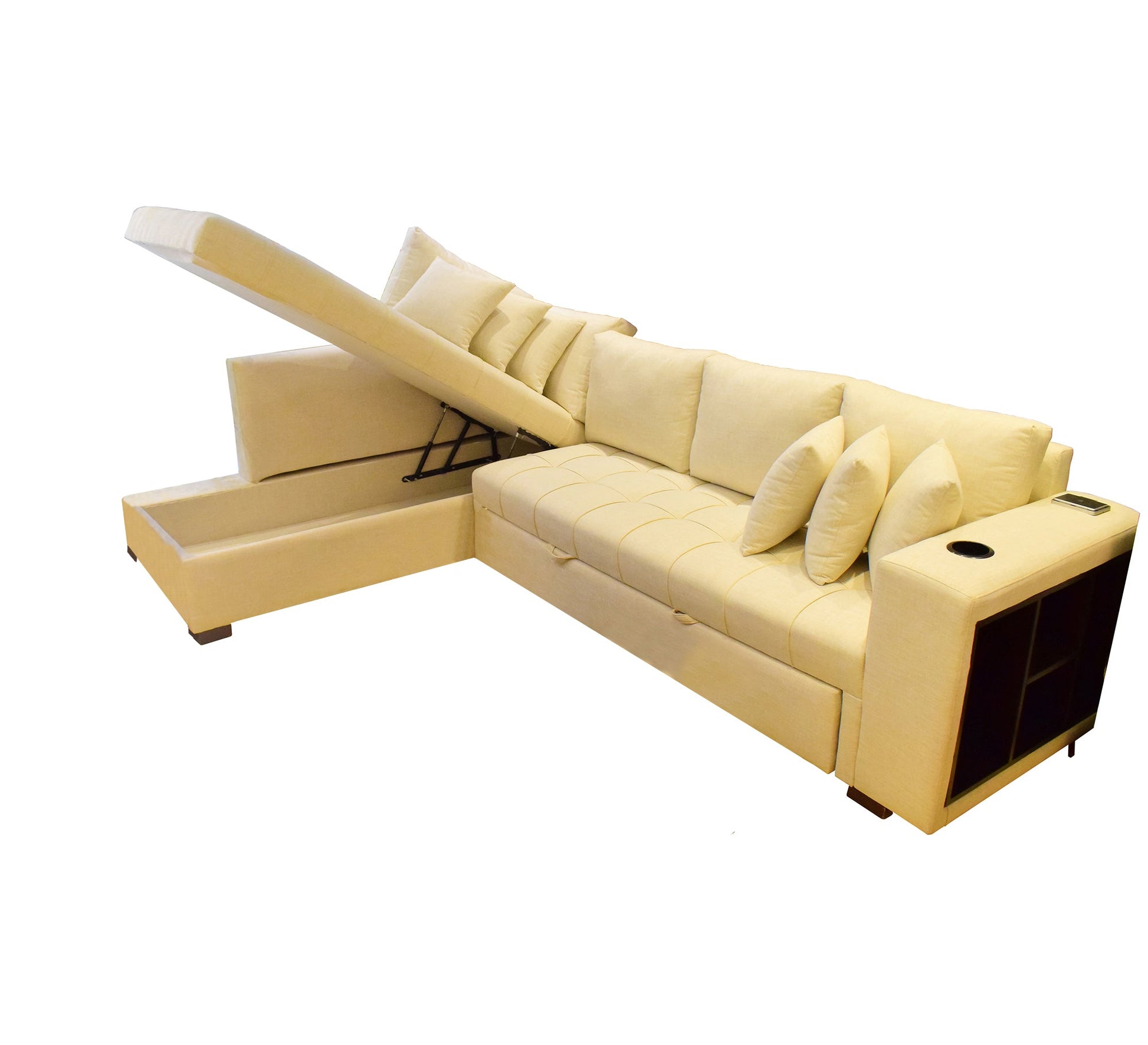 Ivory Corner: Elegant Décor, Timeless Sophistication - Vitrine Furniture - Sofa bed