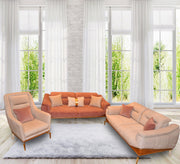 Ivory white and light pink salon - Vitrine Furniture - Salon Sets