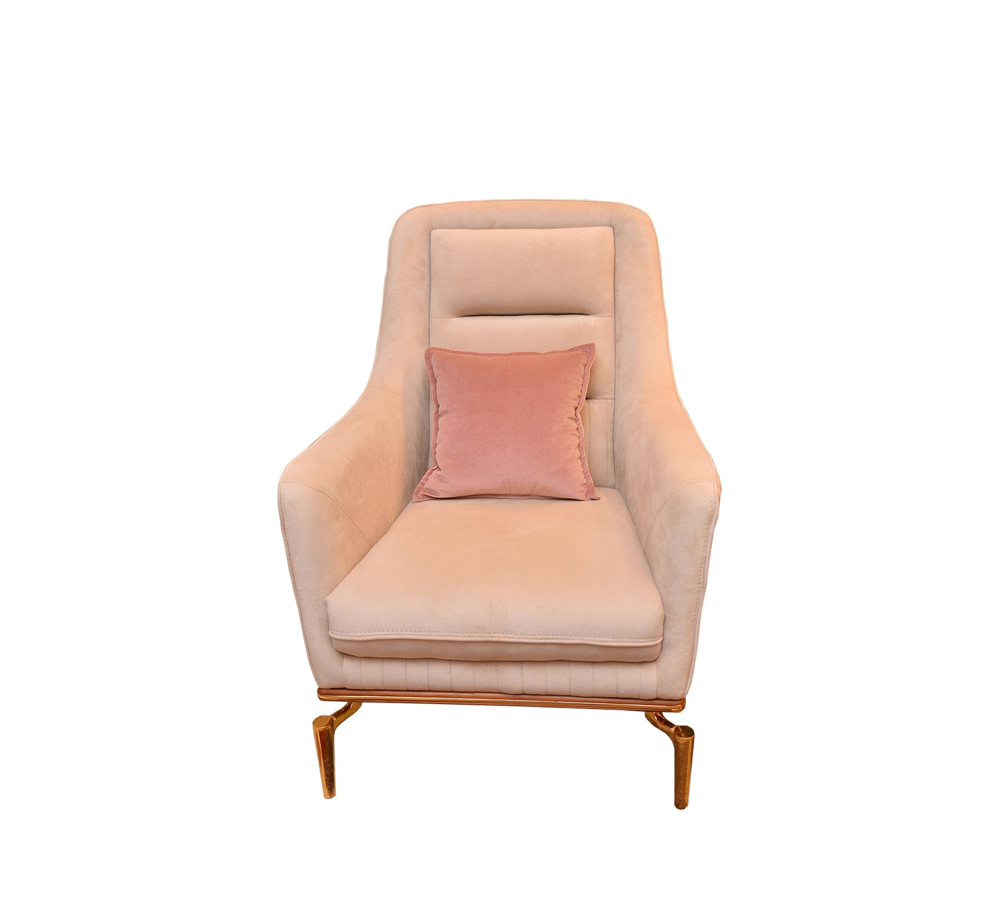 Ivory white and light pink salon - Vitrine Furniture - Salon Sets