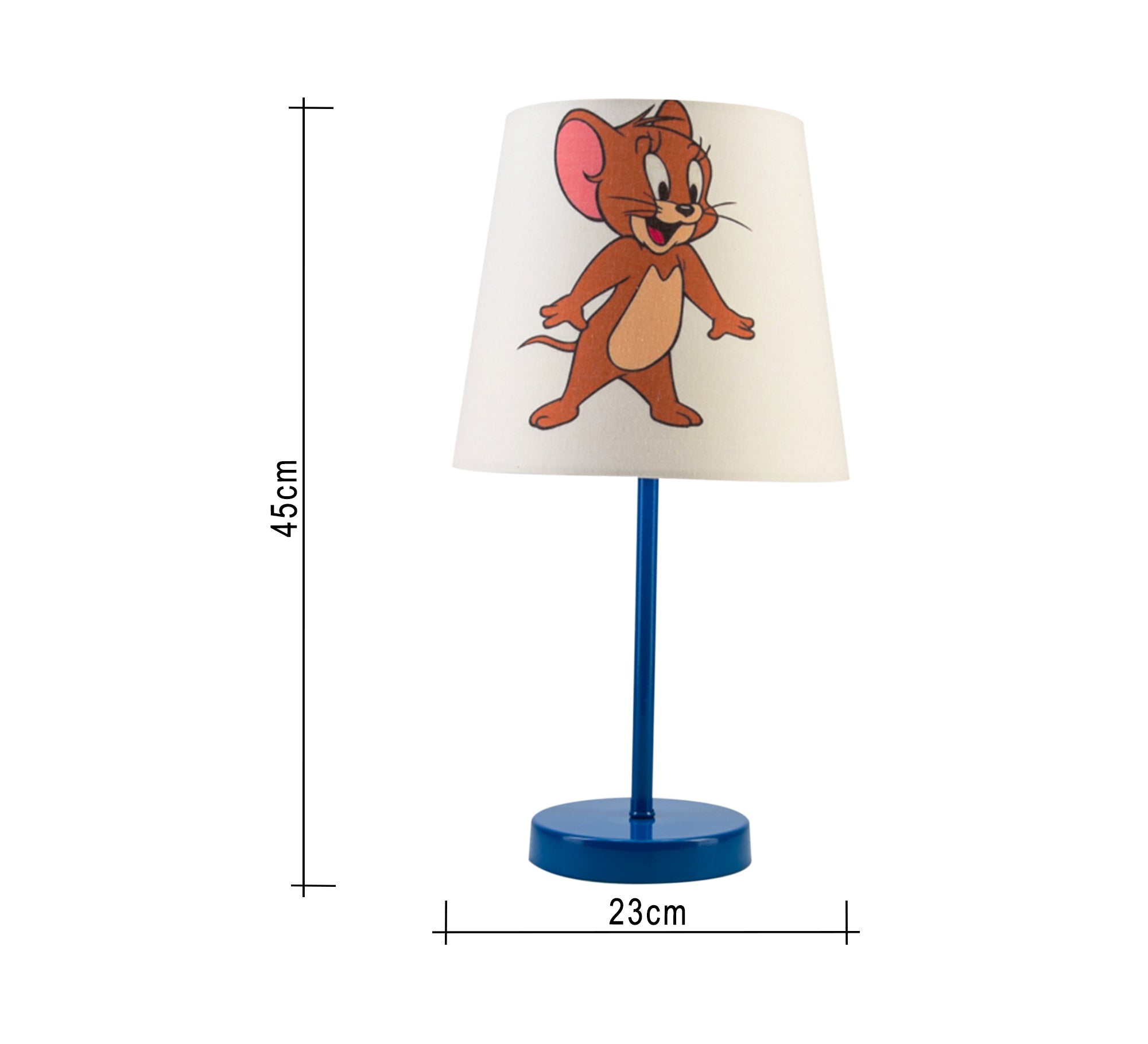 Jerry Lamp: Joy, Light, Decor, Kids with Blue Base - Vitrine Furniture - Lighting