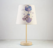 Kids Lamp: Cute Elephant Flying Balloons with Beige Base - Vitrine Furniture - Lighting