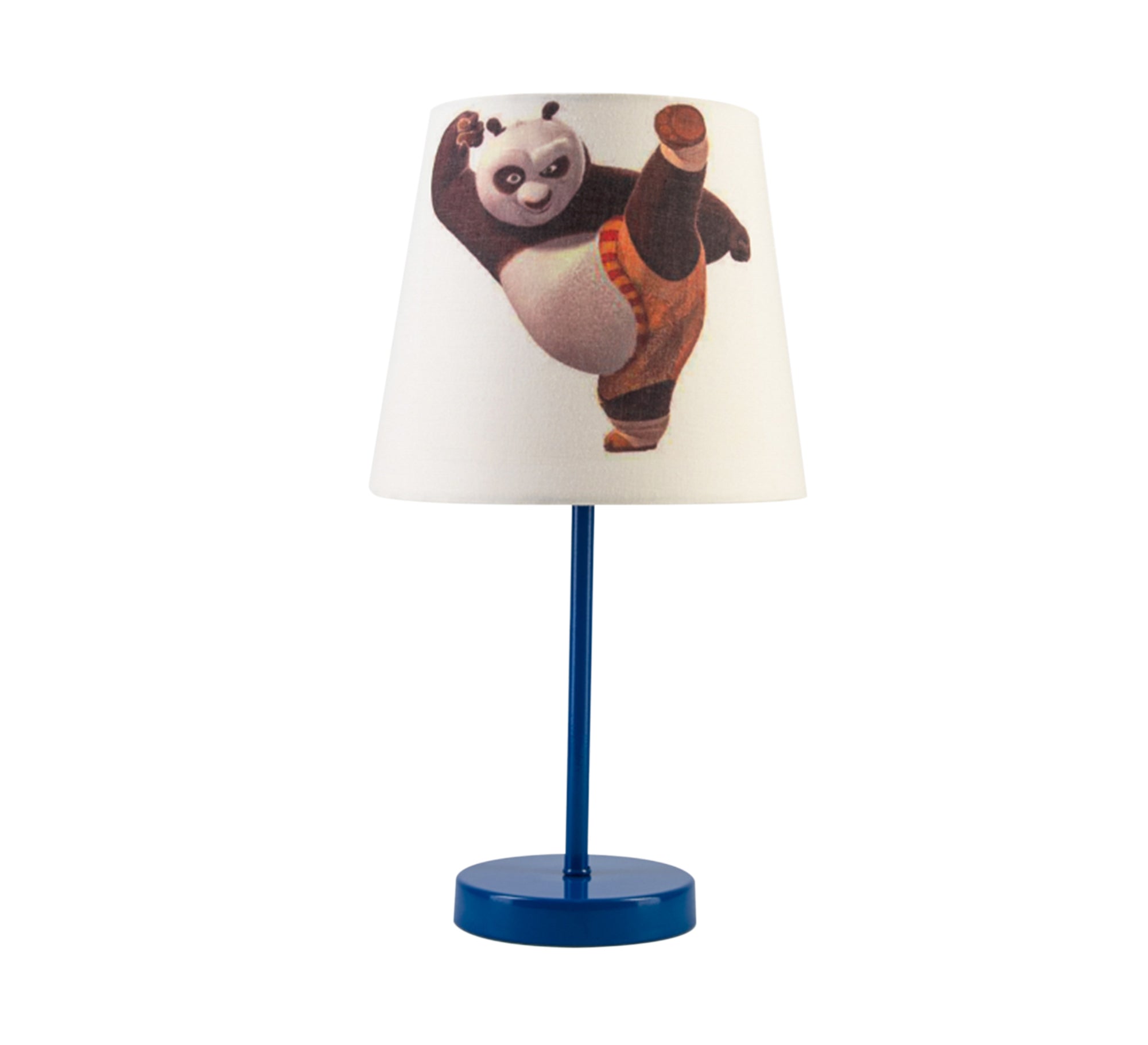Kung Fu Panda Light Up and Cheerful Kids Lamp with Blue Base - Vitrine Furniture - Lighting