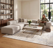 L Beige Sofa: Cozy, Elegant, Space - Saving Gem - Vitrine Furniture - L - shape sofa set