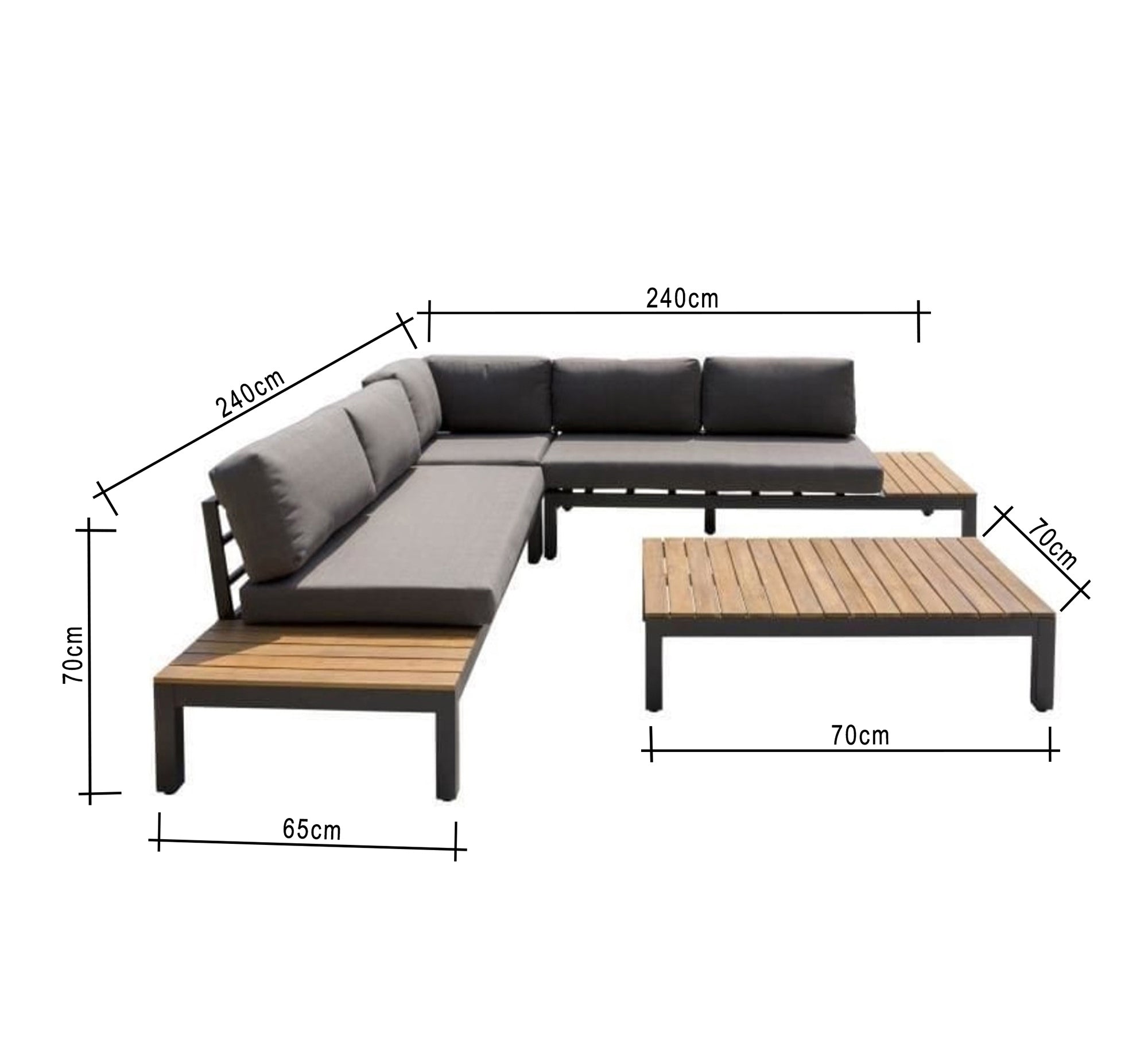 L - Shaped Corner Bracket, Durable Steel Reinforcement - Vitrine Furniture - Outdoor Products