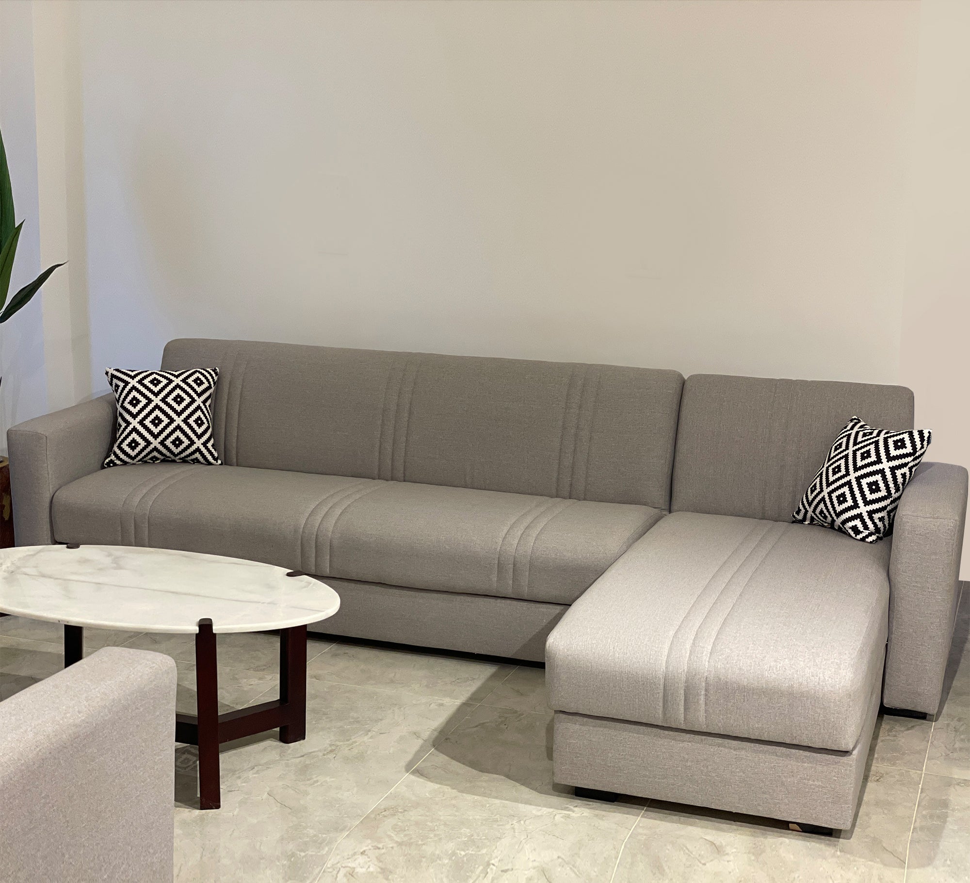 L - Shaped Corner: Versatile Multi - Storage Solution - Vitrine Furniture - Furniture