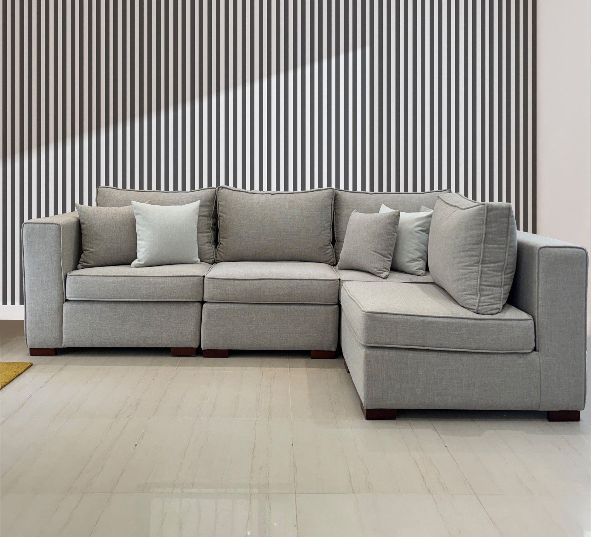 L - shaped sectional corner - Vitrine Furniture - Furniture