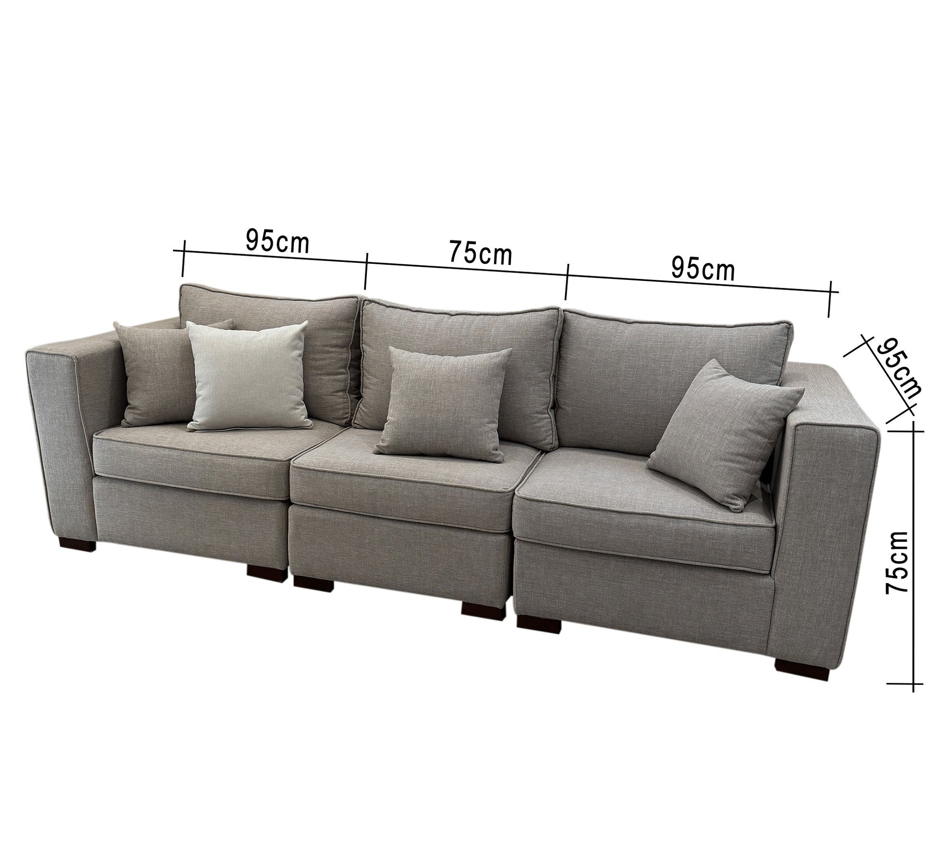 L - shaped sectional corner - Vitrine Furniture - Furniture