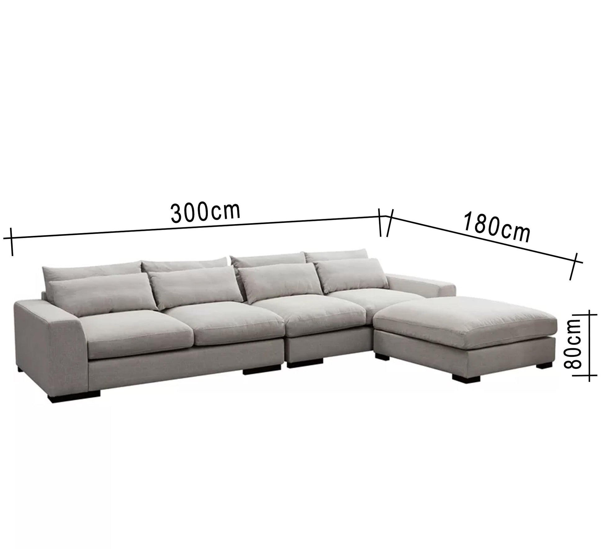L - Shaped Sectional: Modern Comfort & Style - Vitrine Furniture - L - shape sofa set