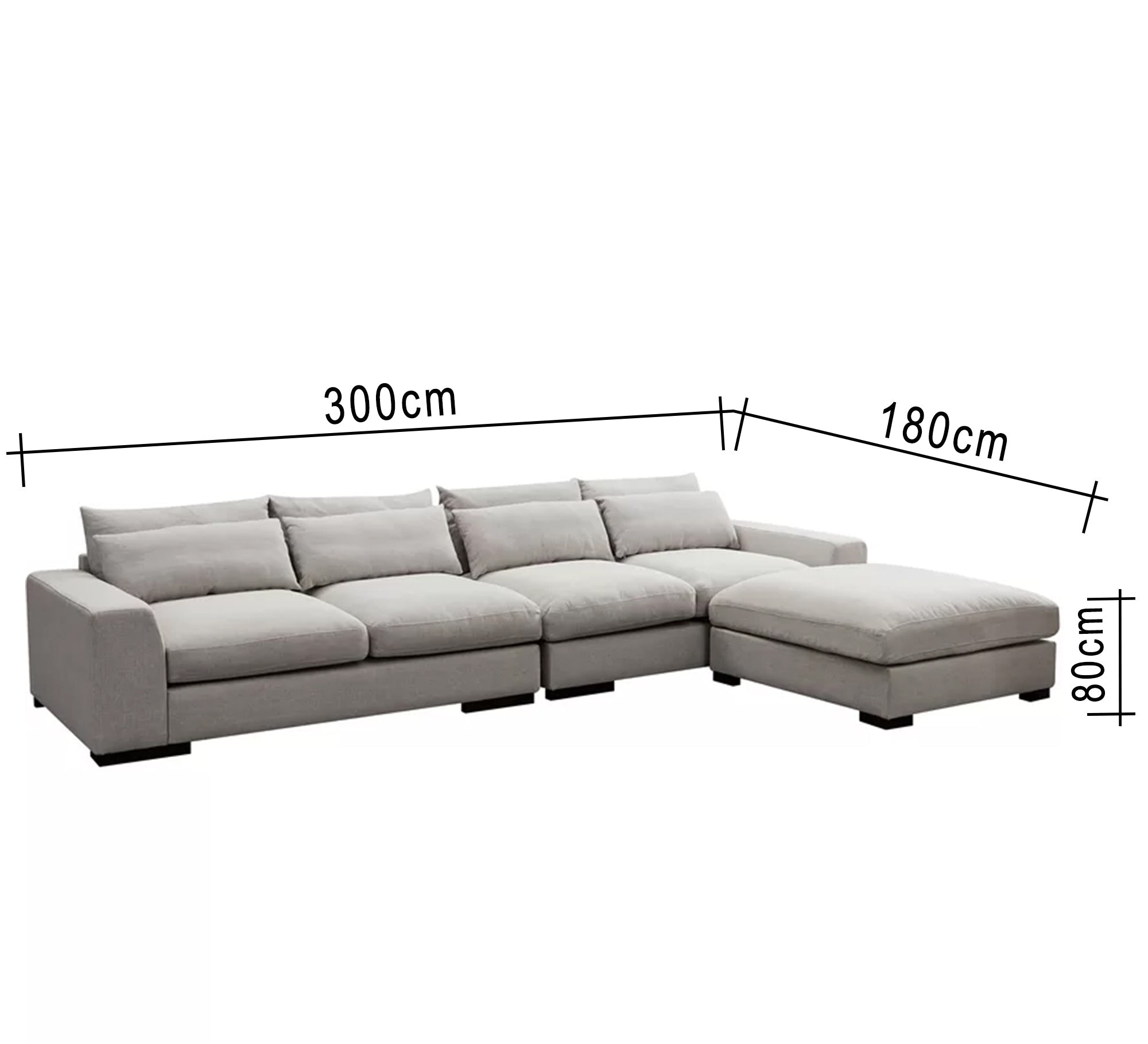 L - Shaped Sectional: Modern Comfort & Style - Vitrine Furniture - L - shape sofa set