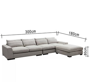 L - Shaped Sectional: Modern Comfort & Style - Vitrine Furniture - L - shape sofa set