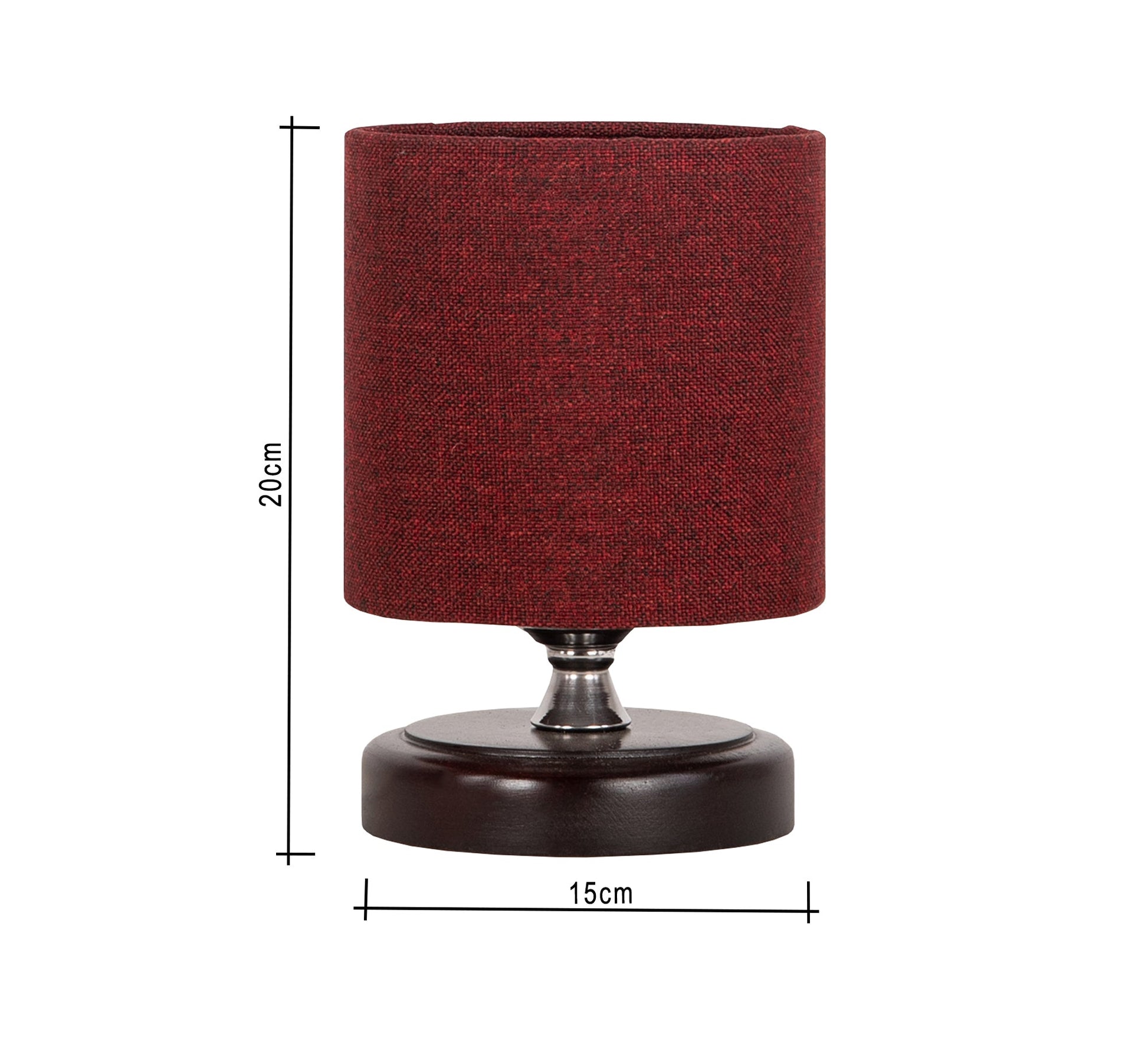 Lampshade with a distinctive burgundy cover - Vitrine Furniture - Lighting