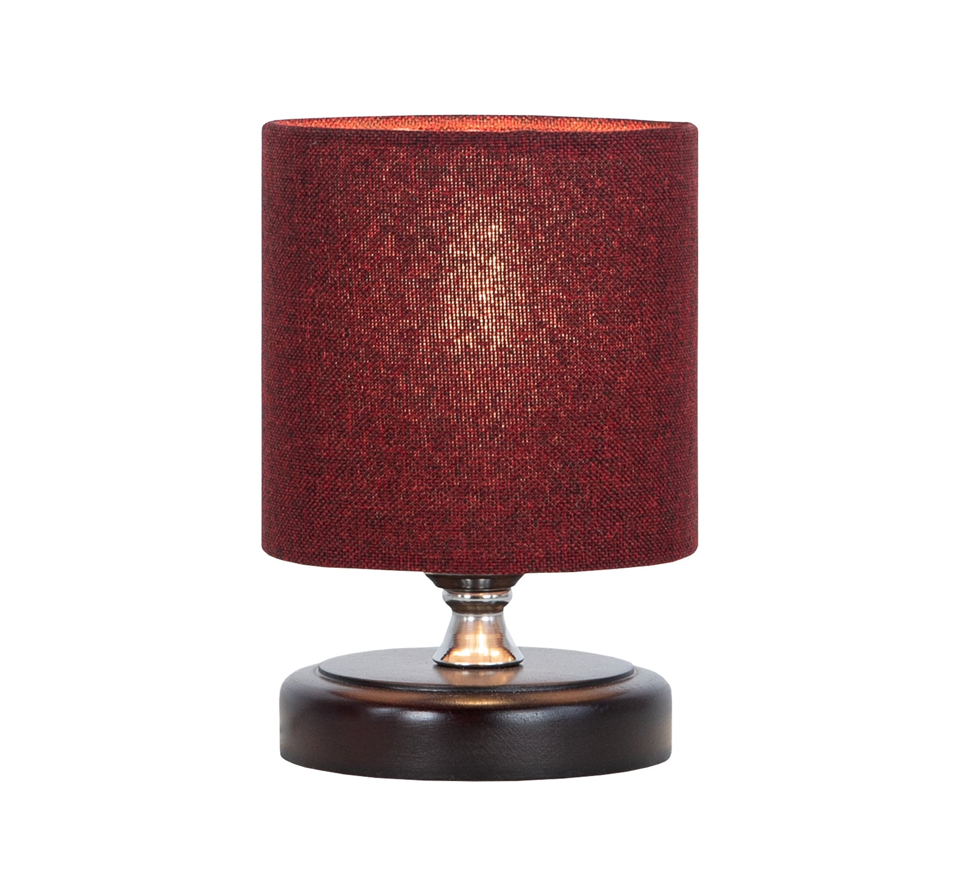Lampshade with a distinctive burgundy cover - Vitrine Furniture - Lighting