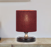 Lampshade with a distinctive burgundy cover - Vitrine Furniture - Lighting
