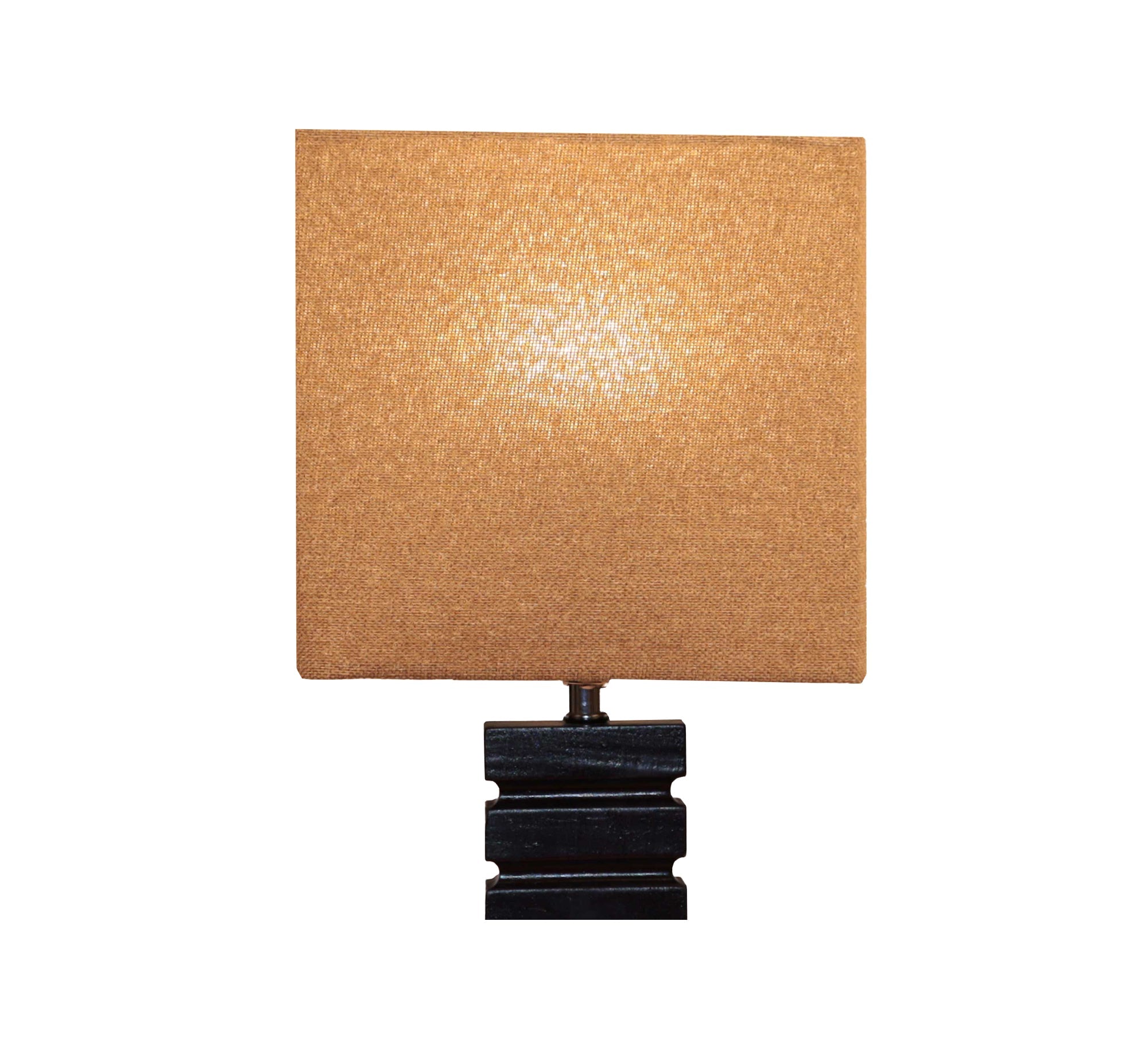 Lampshade with beige cover and brown base - Vitrine Furniture - Lighting